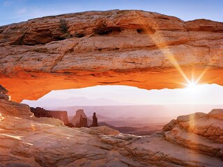 Zerbino 1art1 Canyons High Noon At Mesa Arch - 60x40 Cm - Paesaggio Canyonlands National Park, USA - Antiscivolo E Lavabile