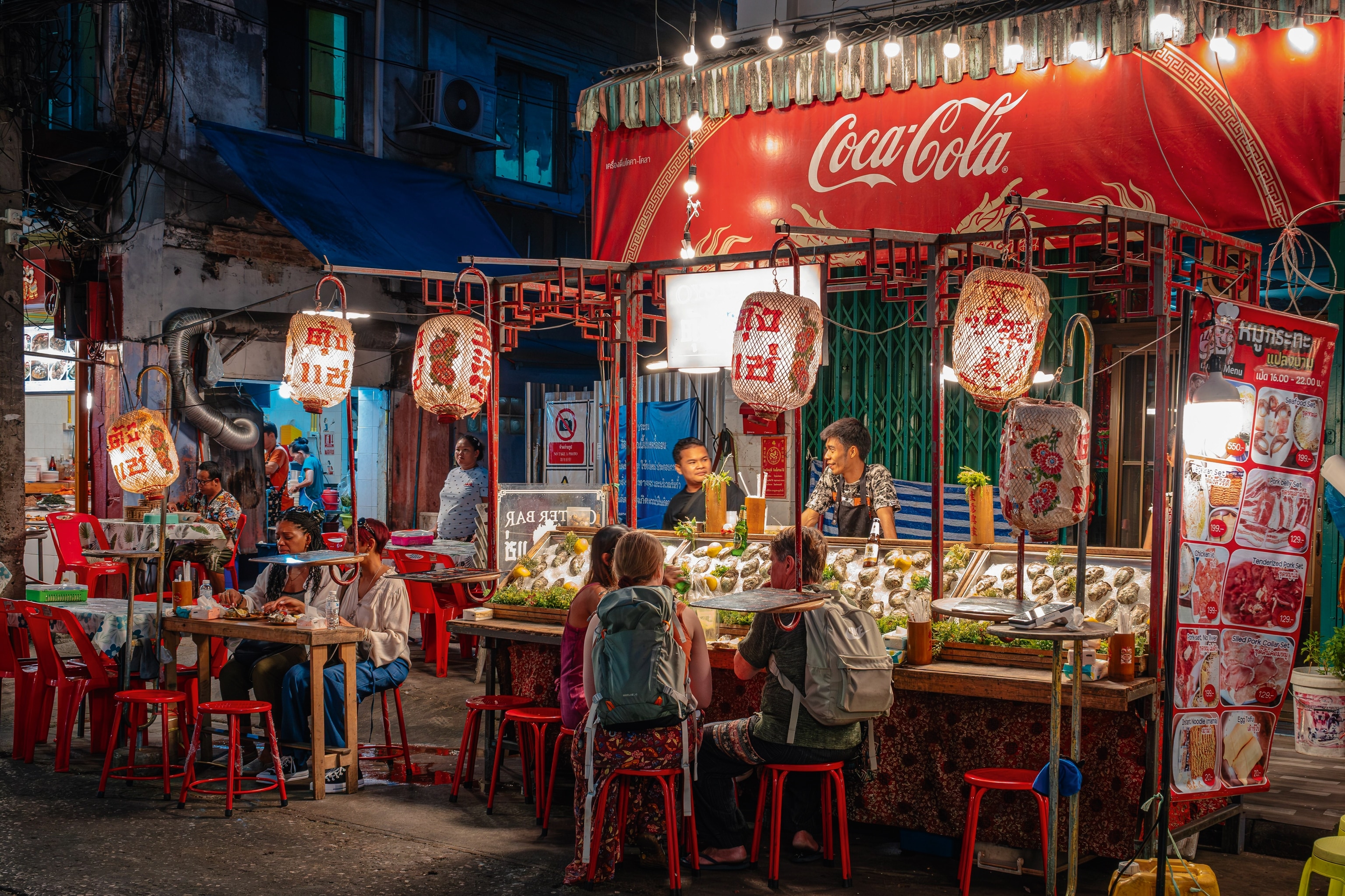 Street food stand