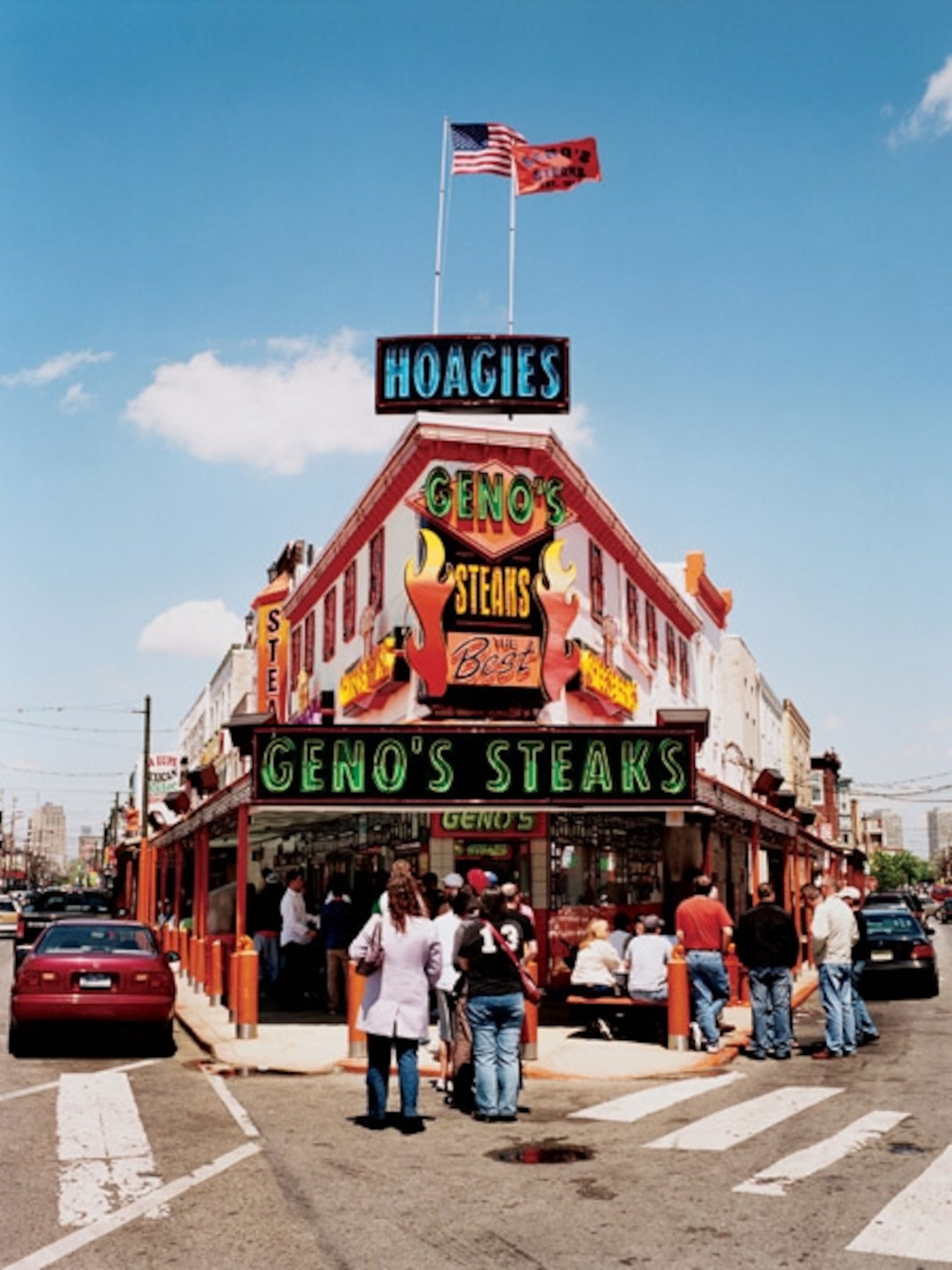 Geno’s cheesesteaks