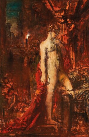 Messalina imagined by the 19th-century French symbolist painter Gustave Moreau