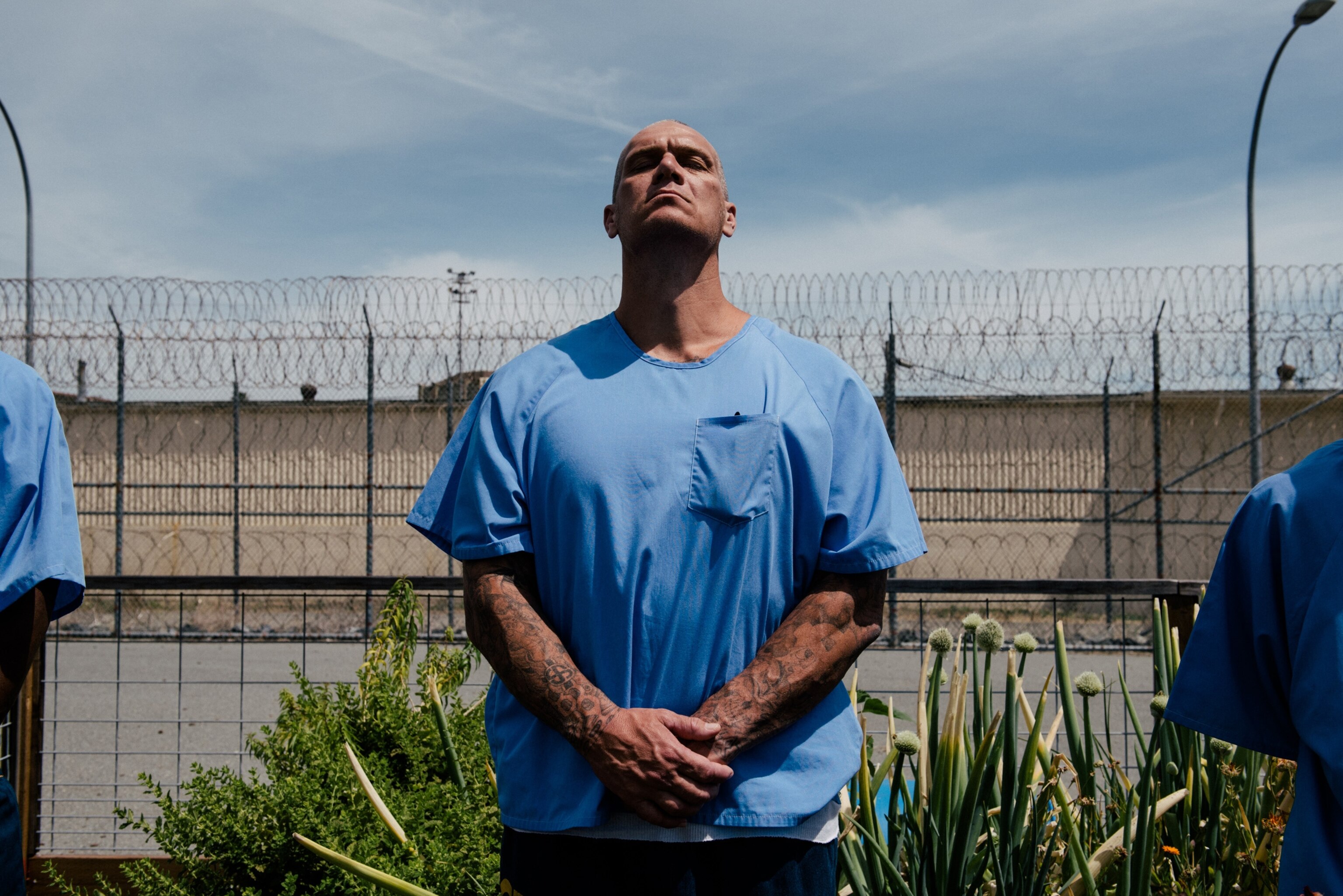 The Insight Garden Program at San Quentin State Prison offers a gardening and farming program to prisoners of lower security levels. The program takes place once a week and teaches the participants farming skills and meditation practices.