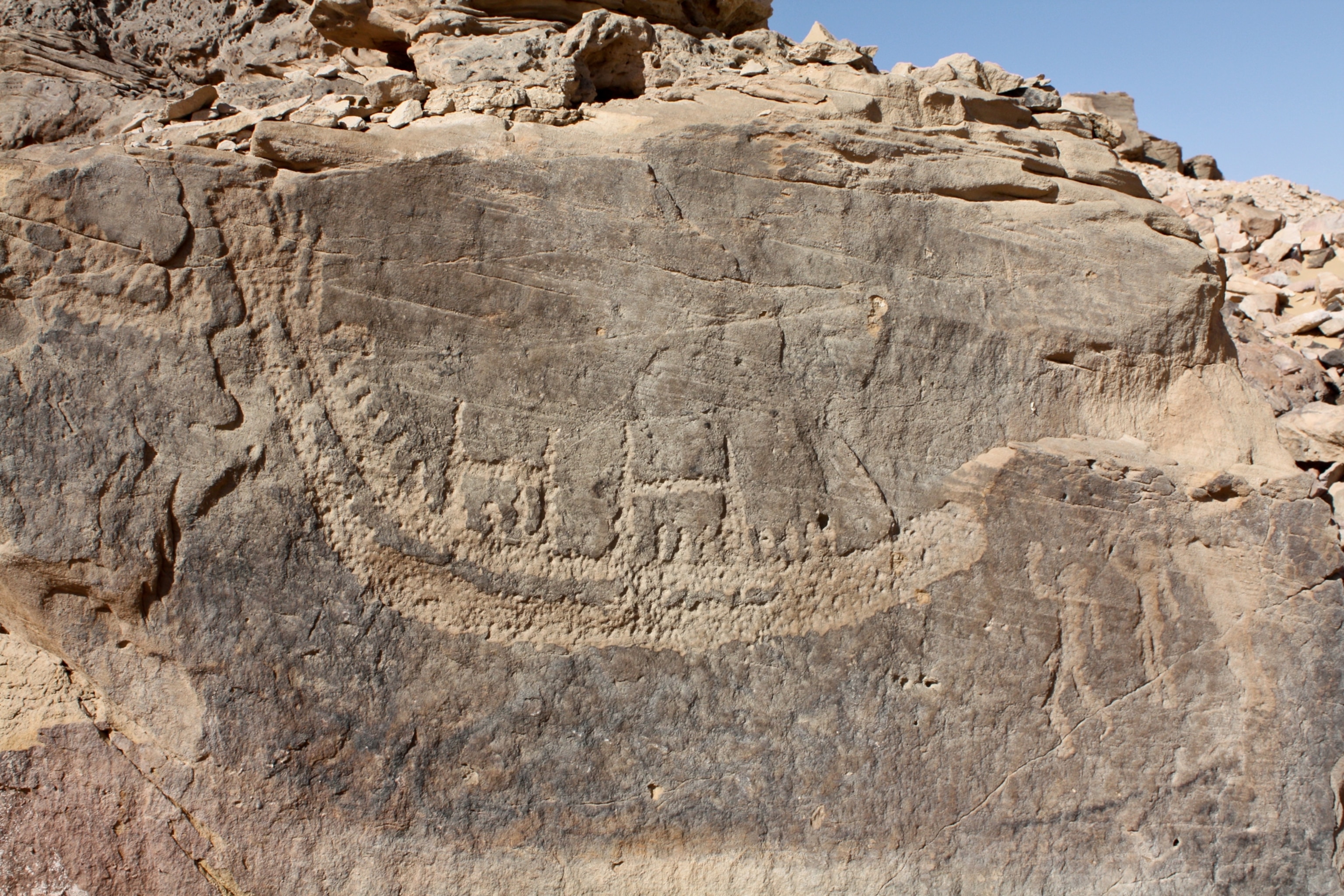 Pictures: Oldest Pharaoh Rock Art Rediscovered in Egypt