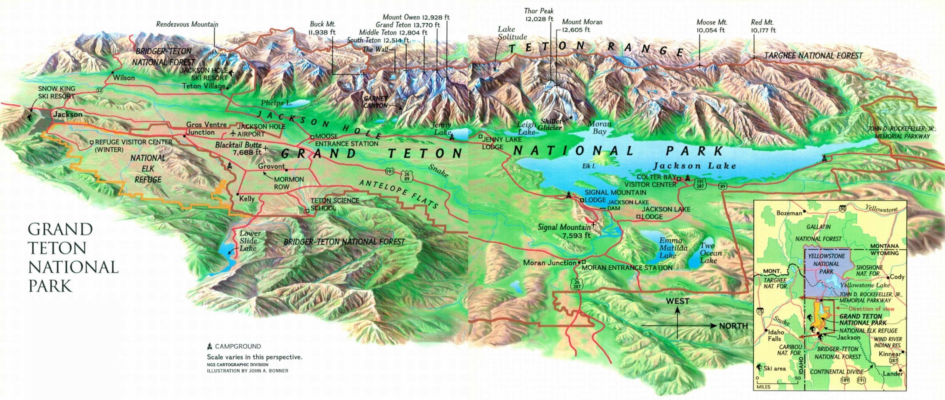 Grand Teton National Park in the United States