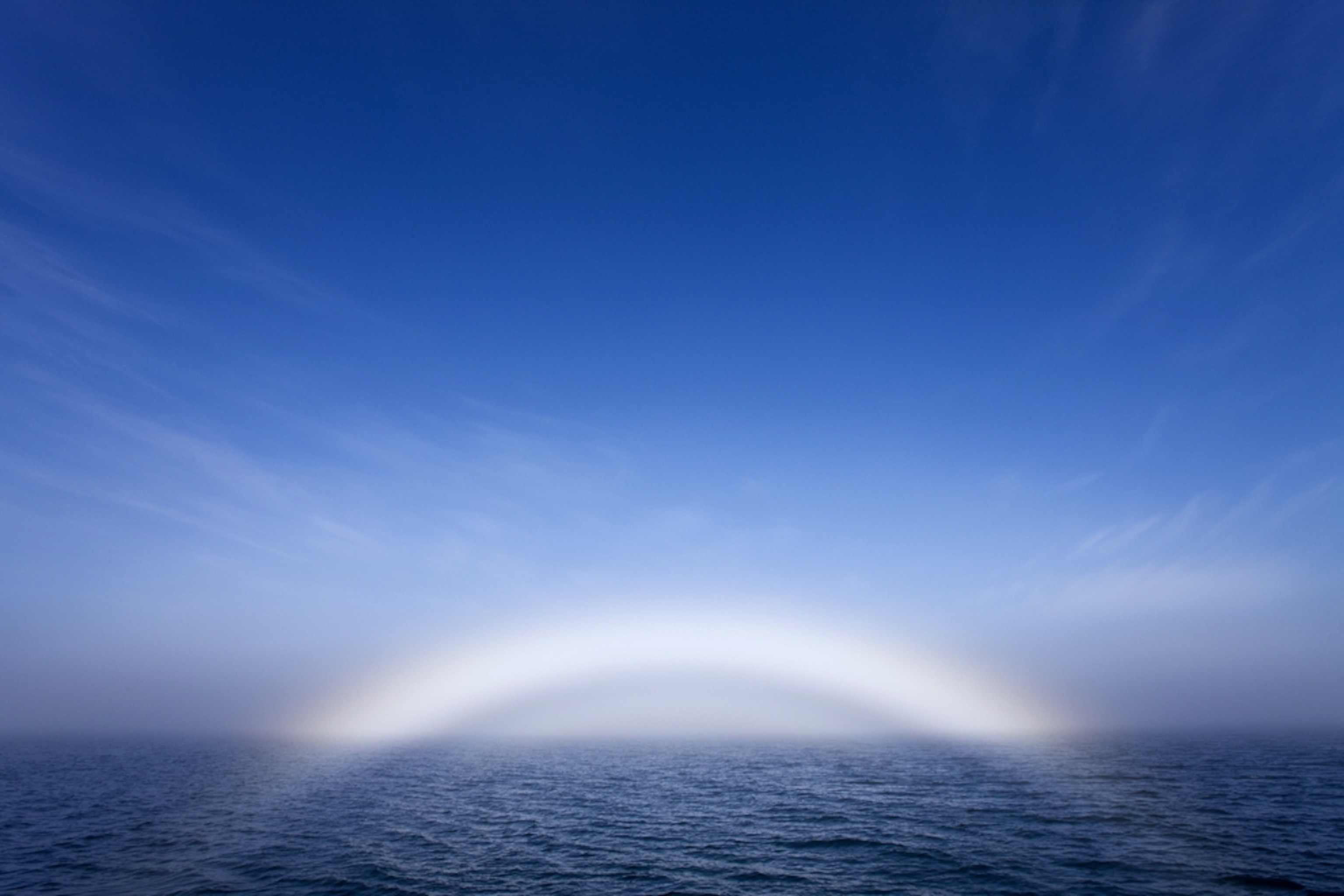 Rainbow picture: A fogbow seen off the coast of Svalbard