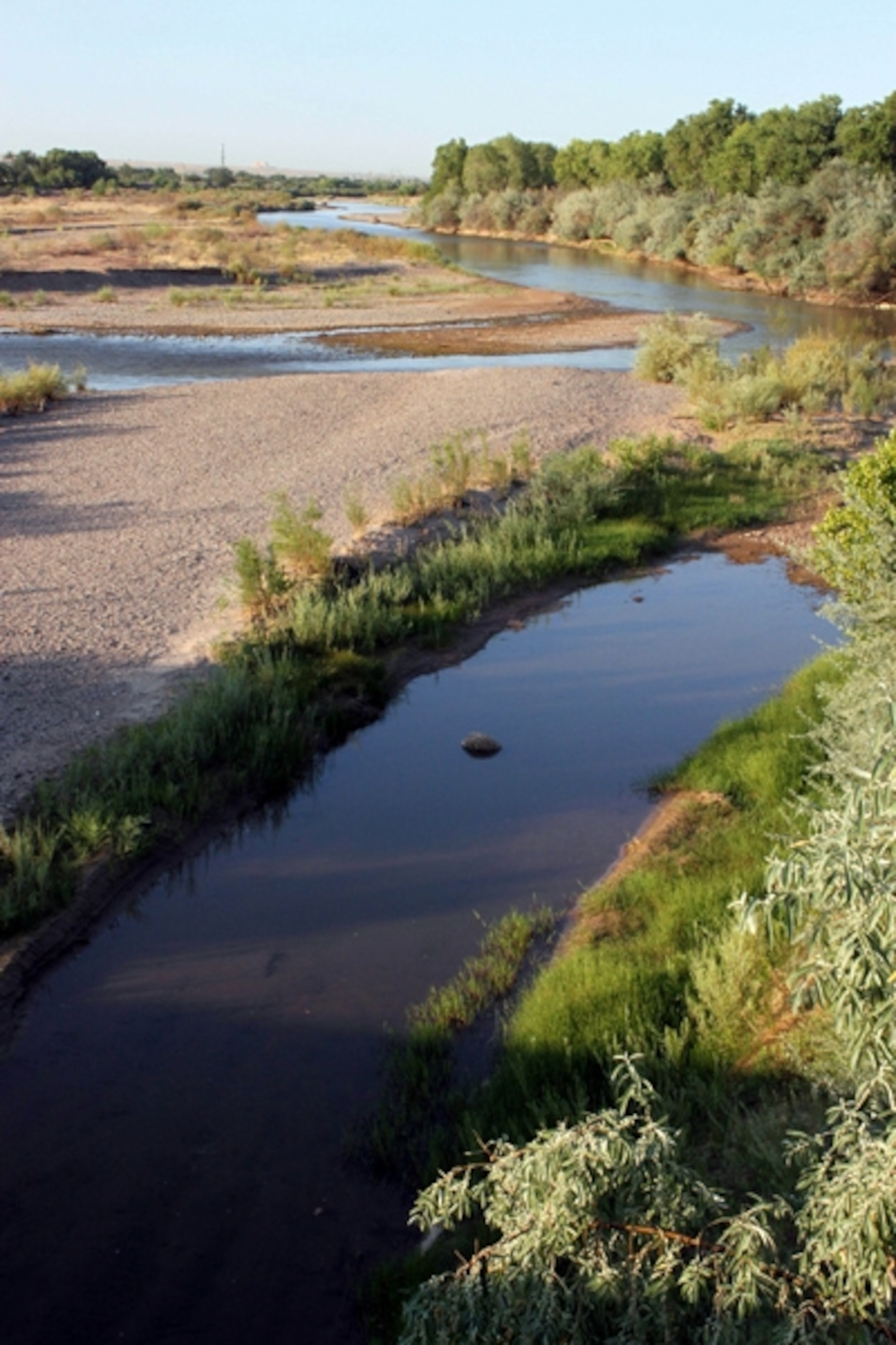 Rio Grande picture - changing climates will further deplete these reservoirs
