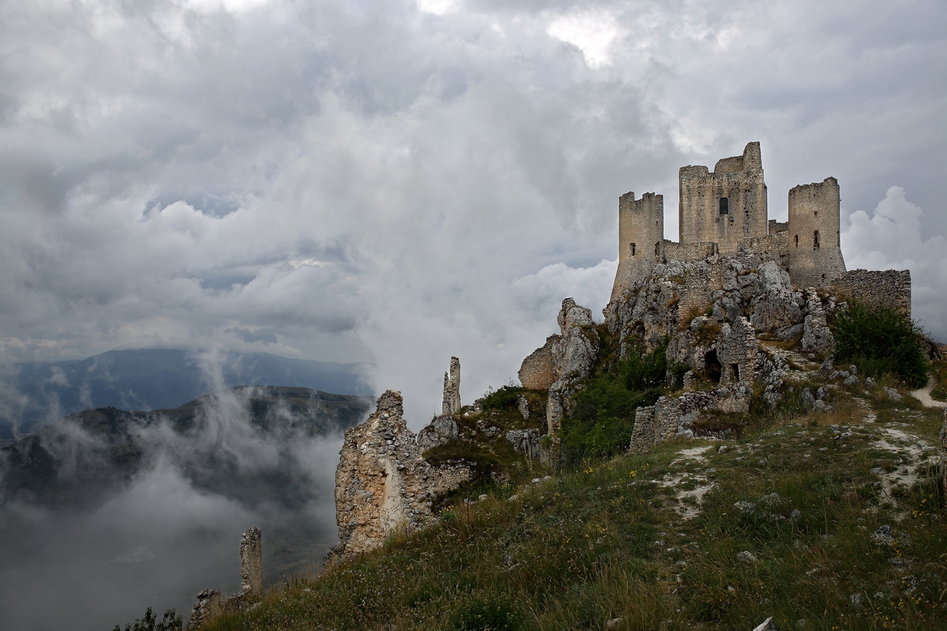 an abandoned village in Italy
