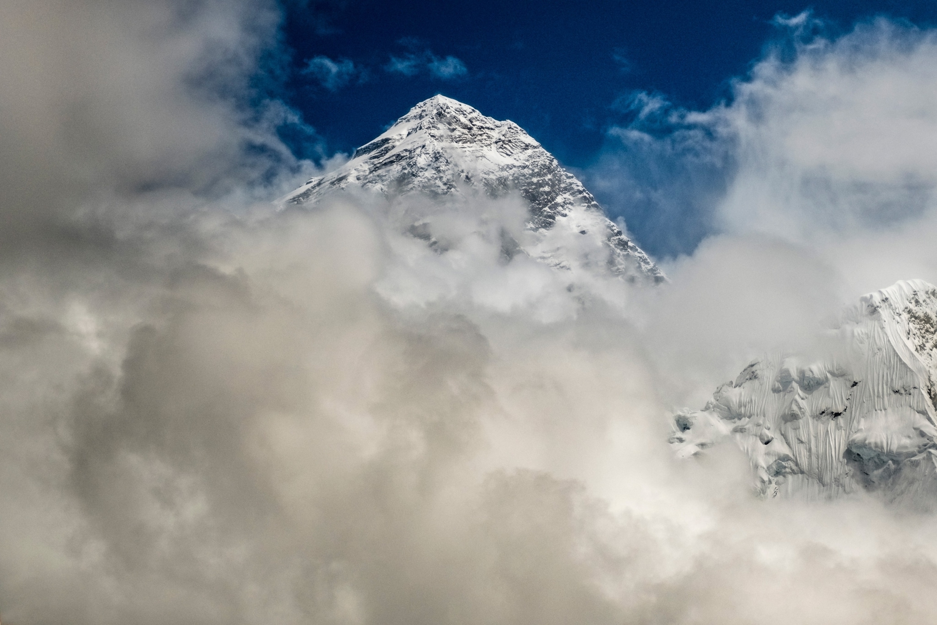 mount everest from nepal in september 2019