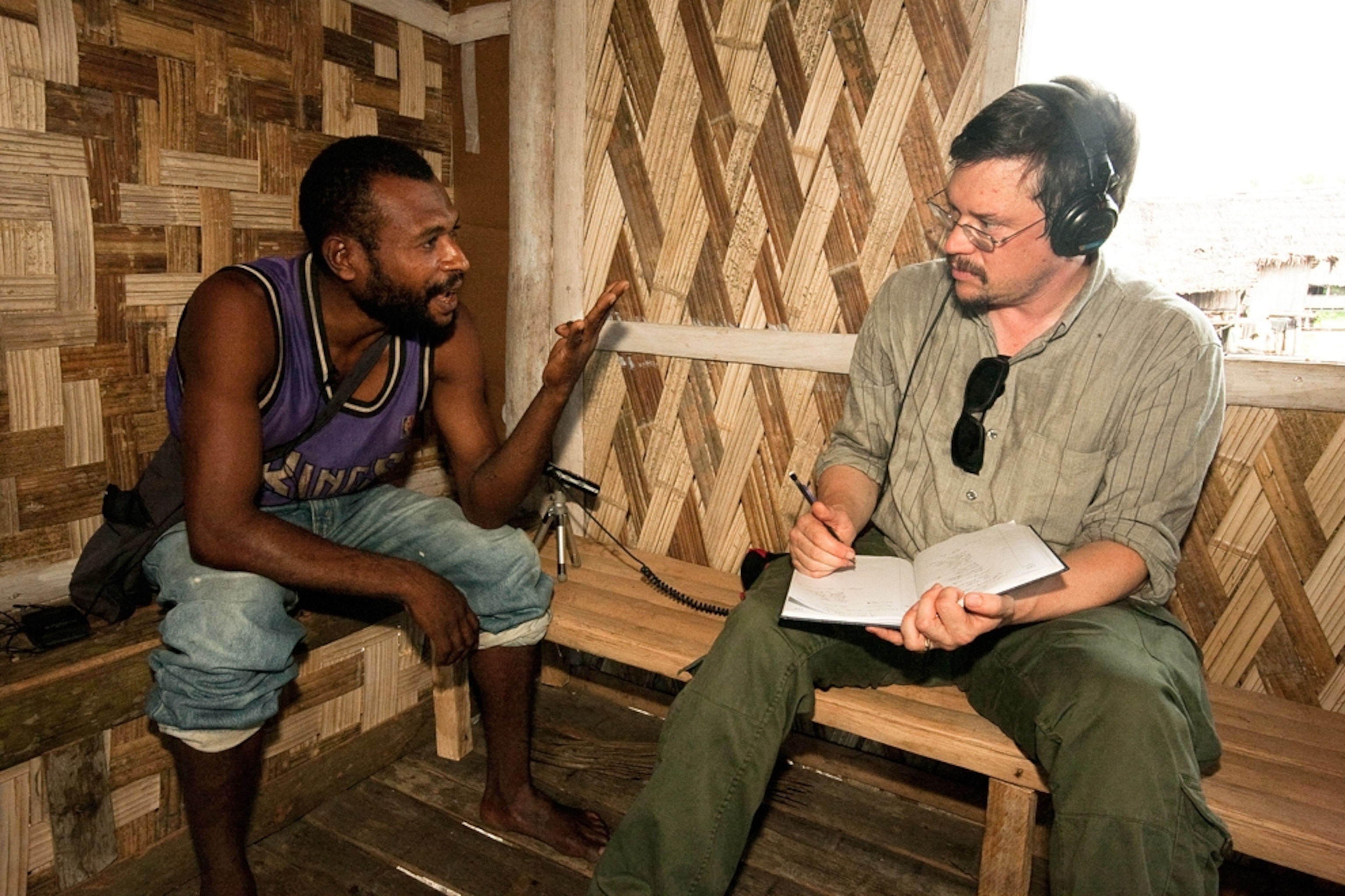 Papua New Guinea picture: speaker of dying language Matukar Panau