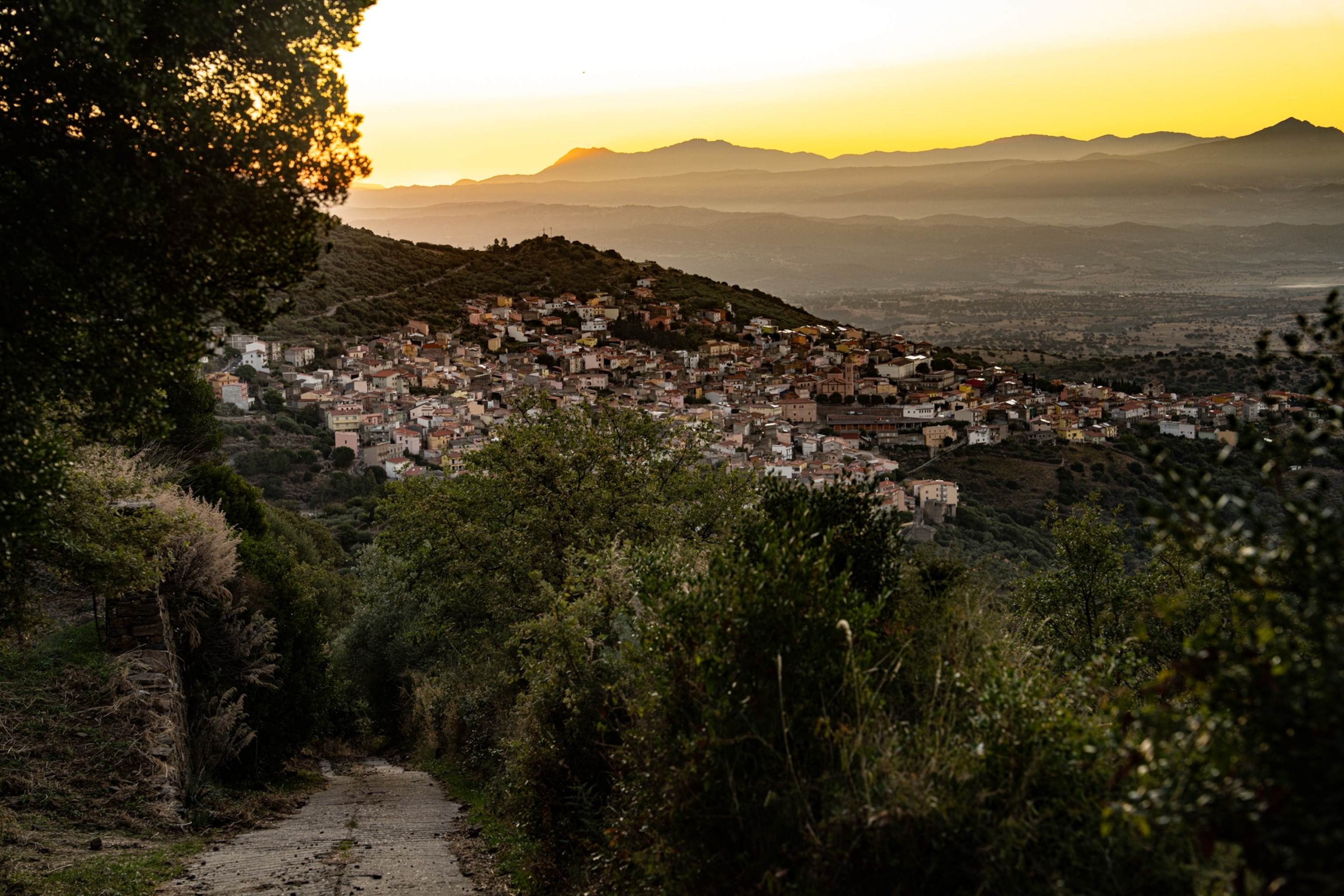 Bolotona is a historic hillside village in central Sardinia, renowned for its ancient heritage and panoramic views