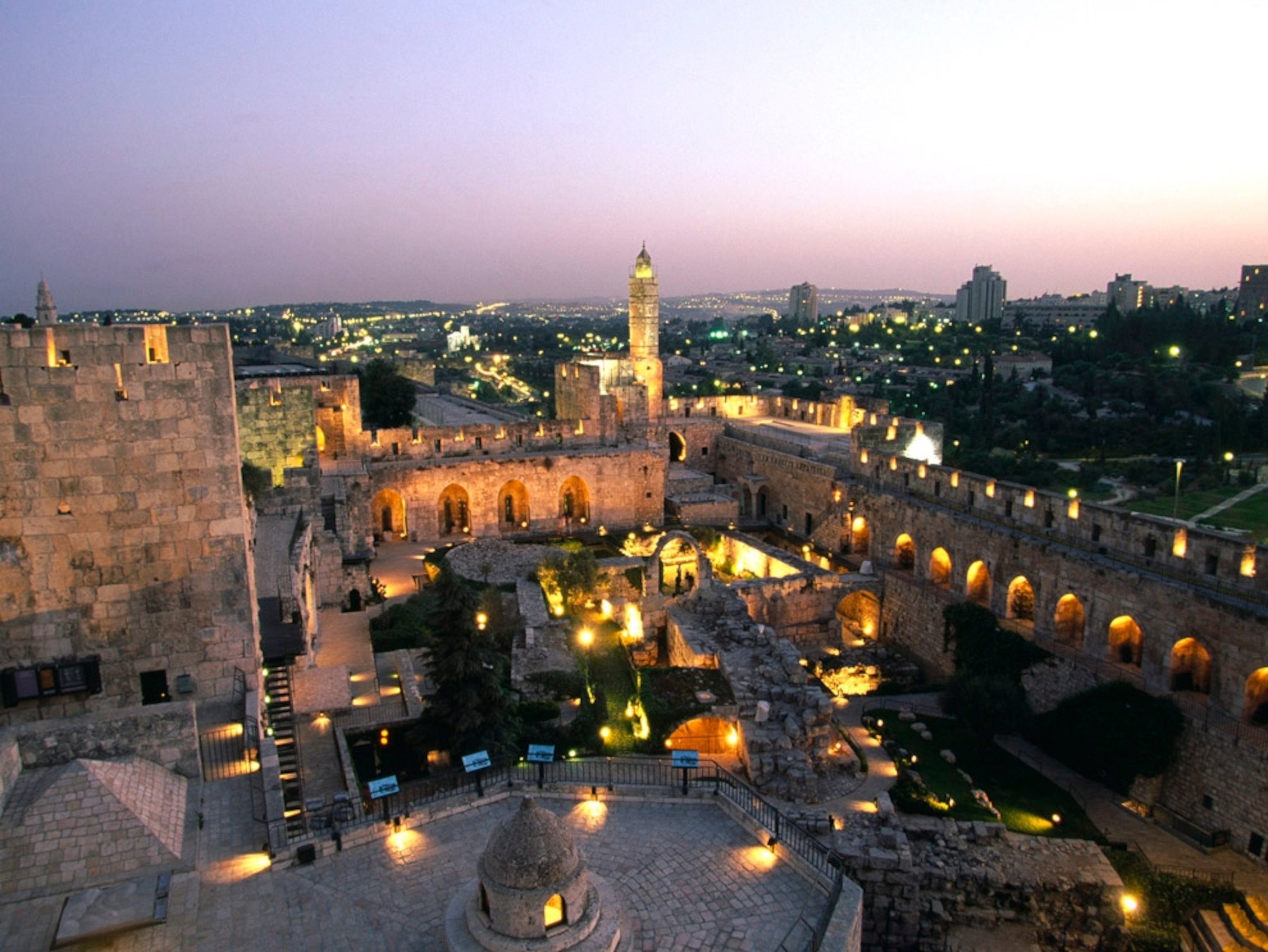 Jerusalem at dusk