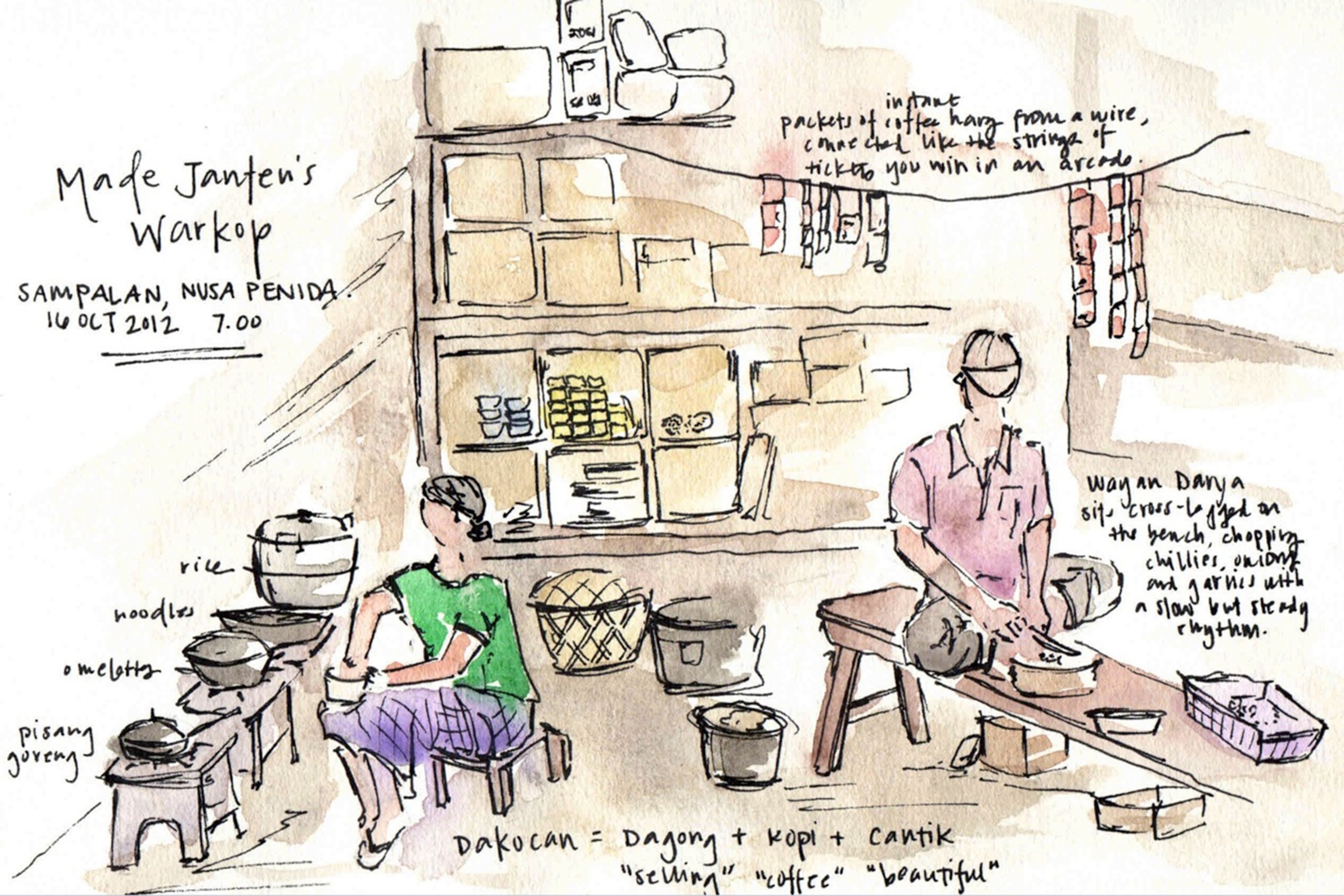 kitchen in Indonesia