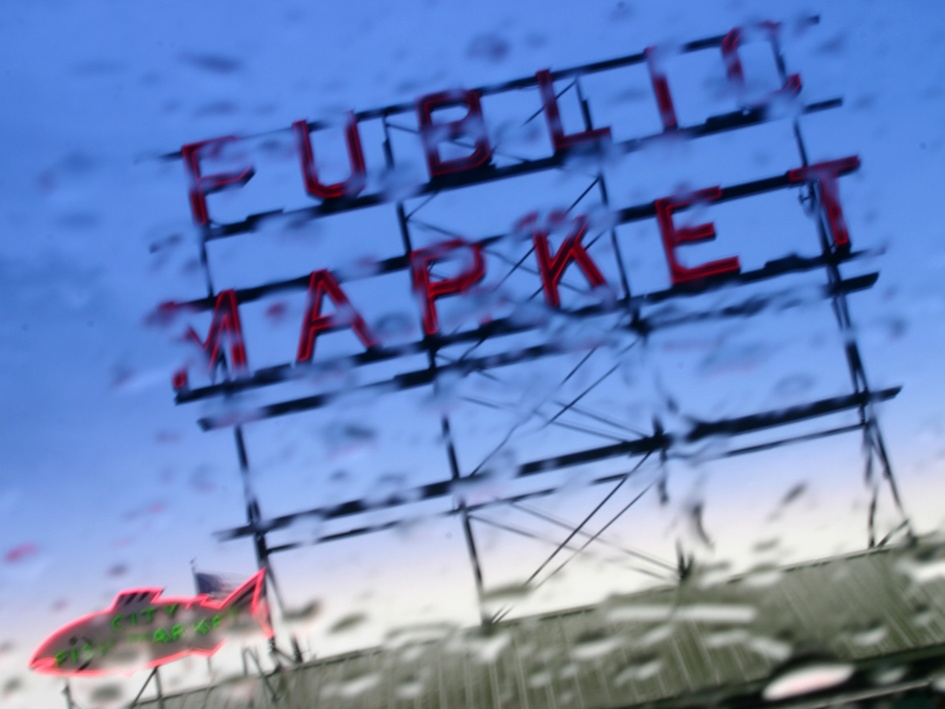 Pike Place Market sign