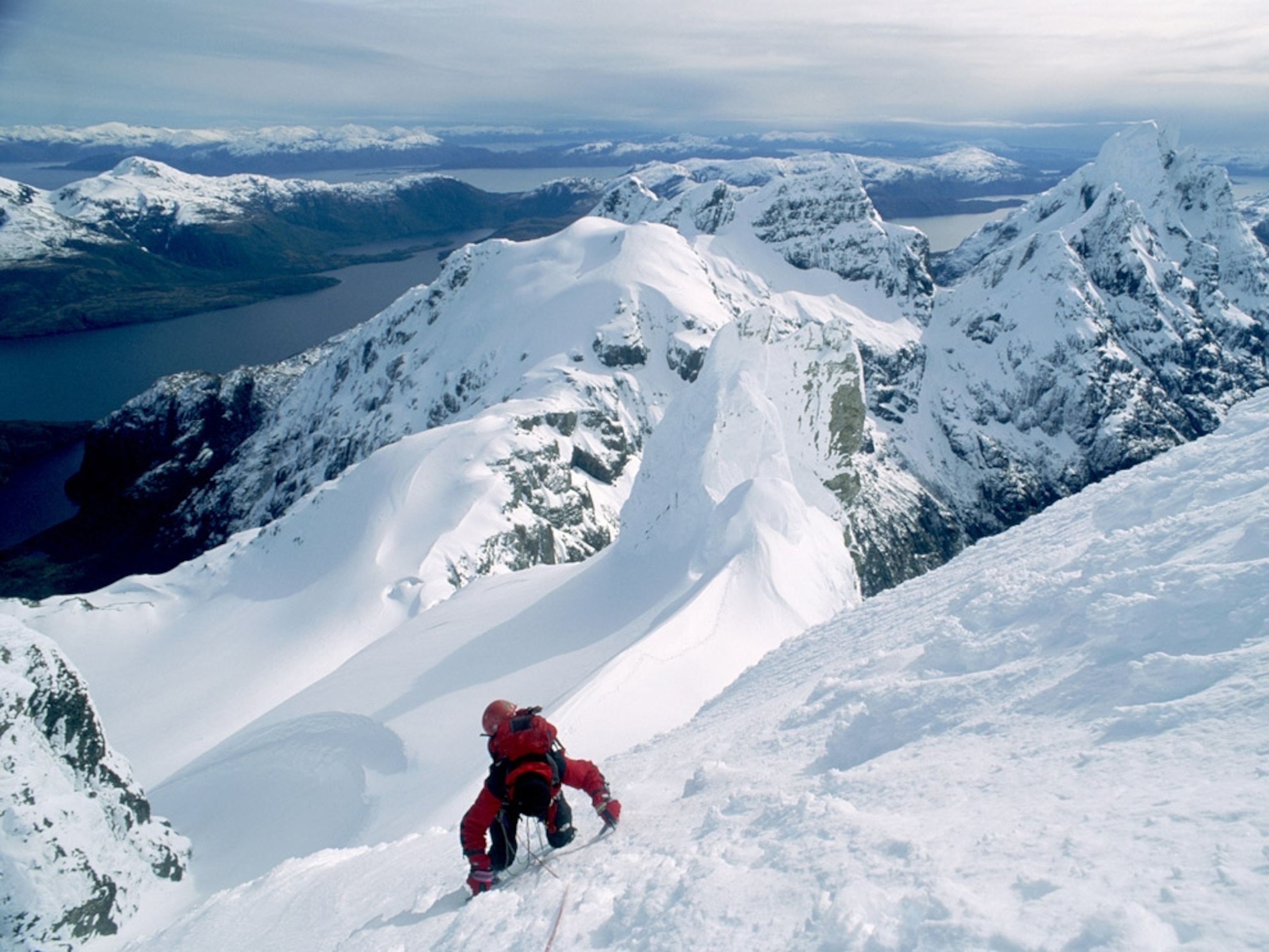 Mountain climber in Chile