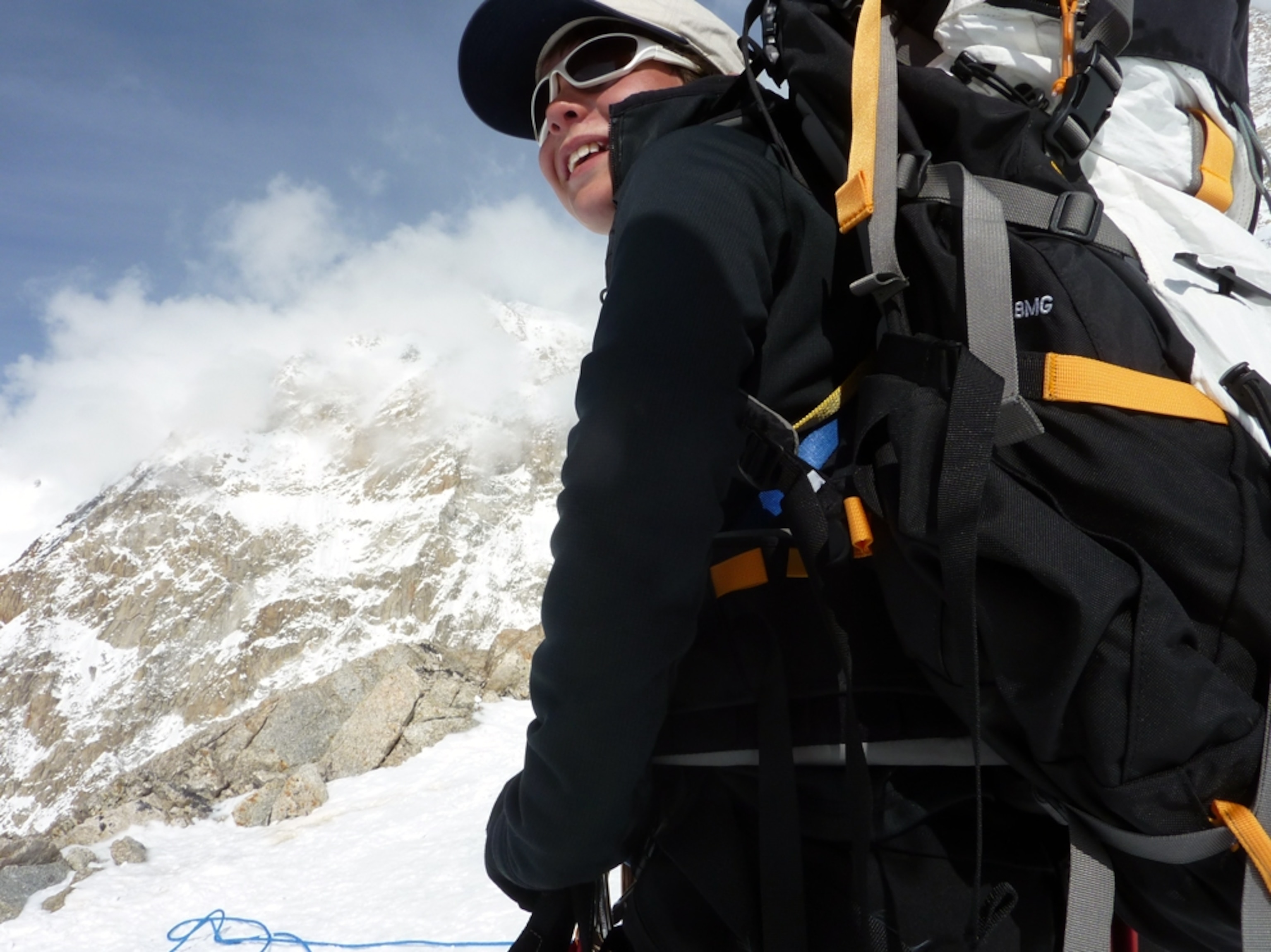 Matt Moniz climbing Denali