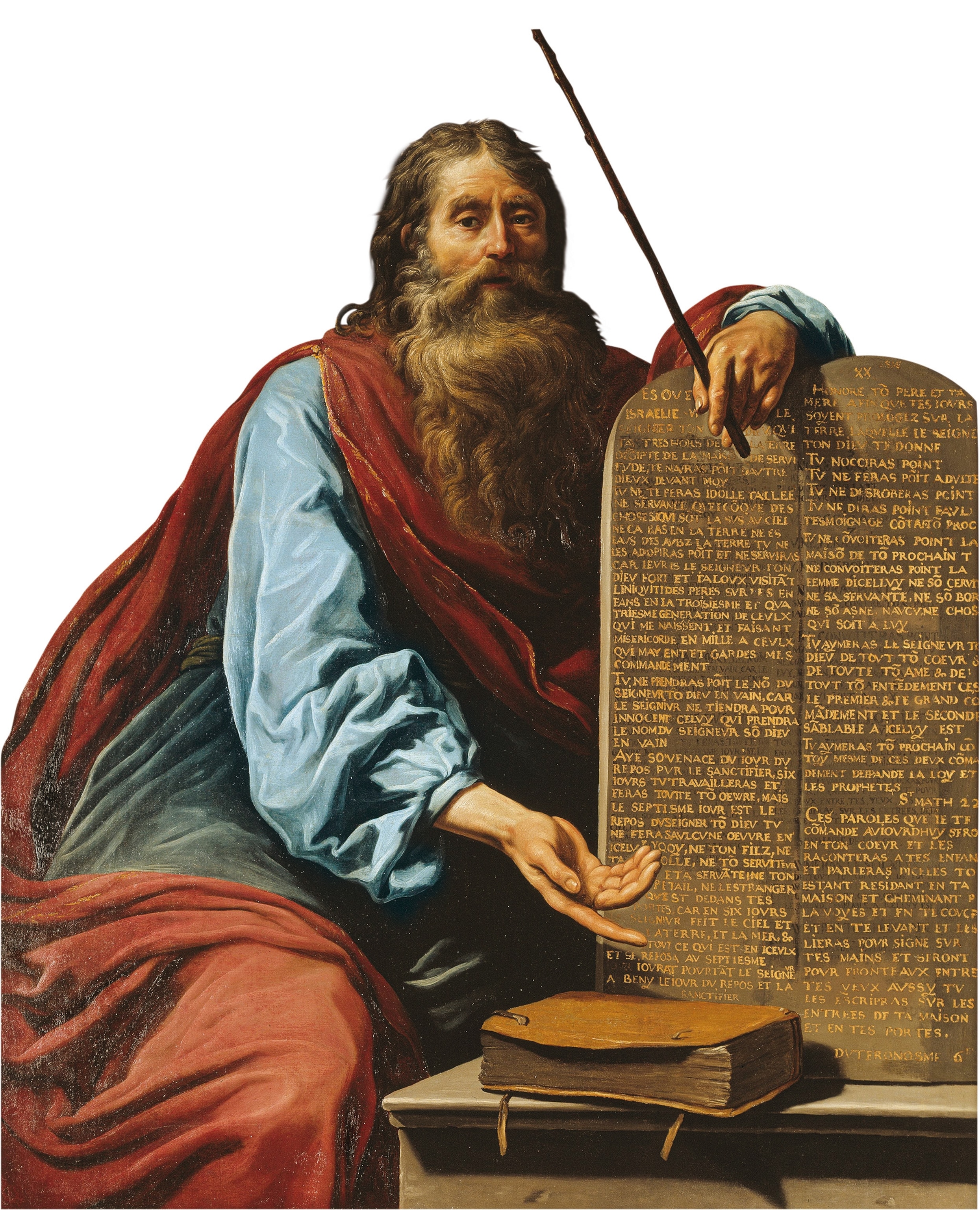 Moses with the Tablets of the Law.