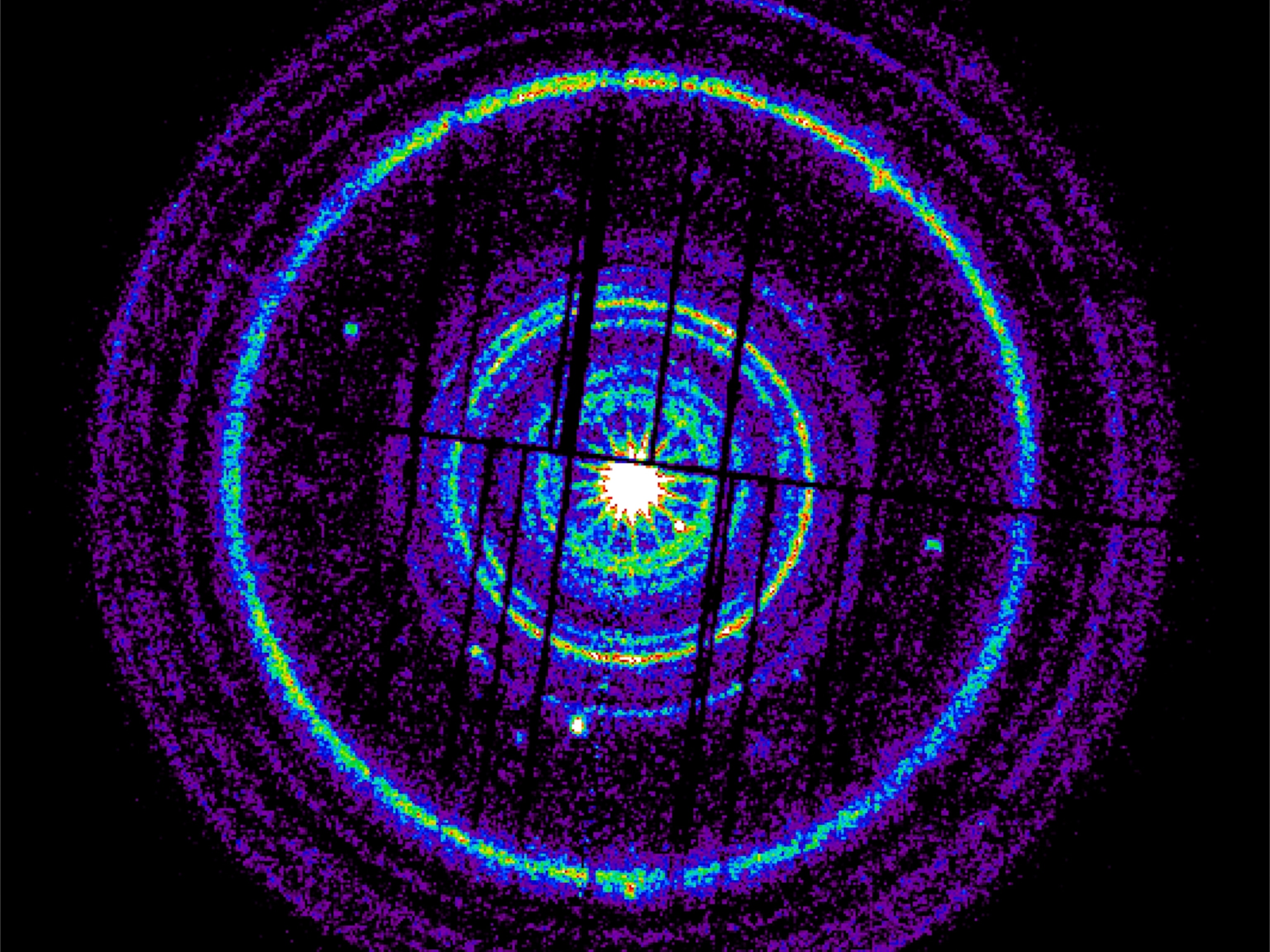 gamma rays travel space