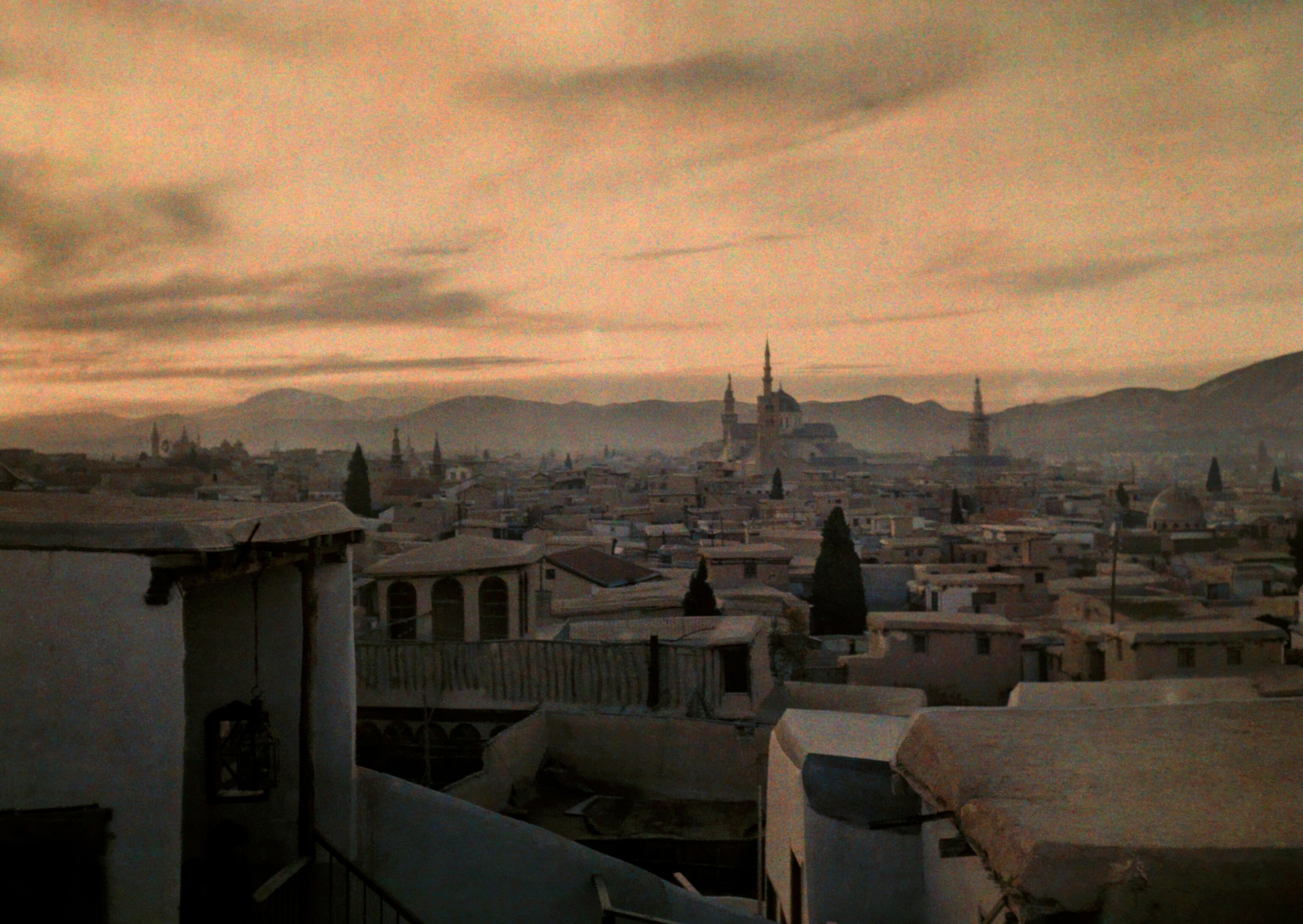 Rooftop view of the city of Damascus, 1925
