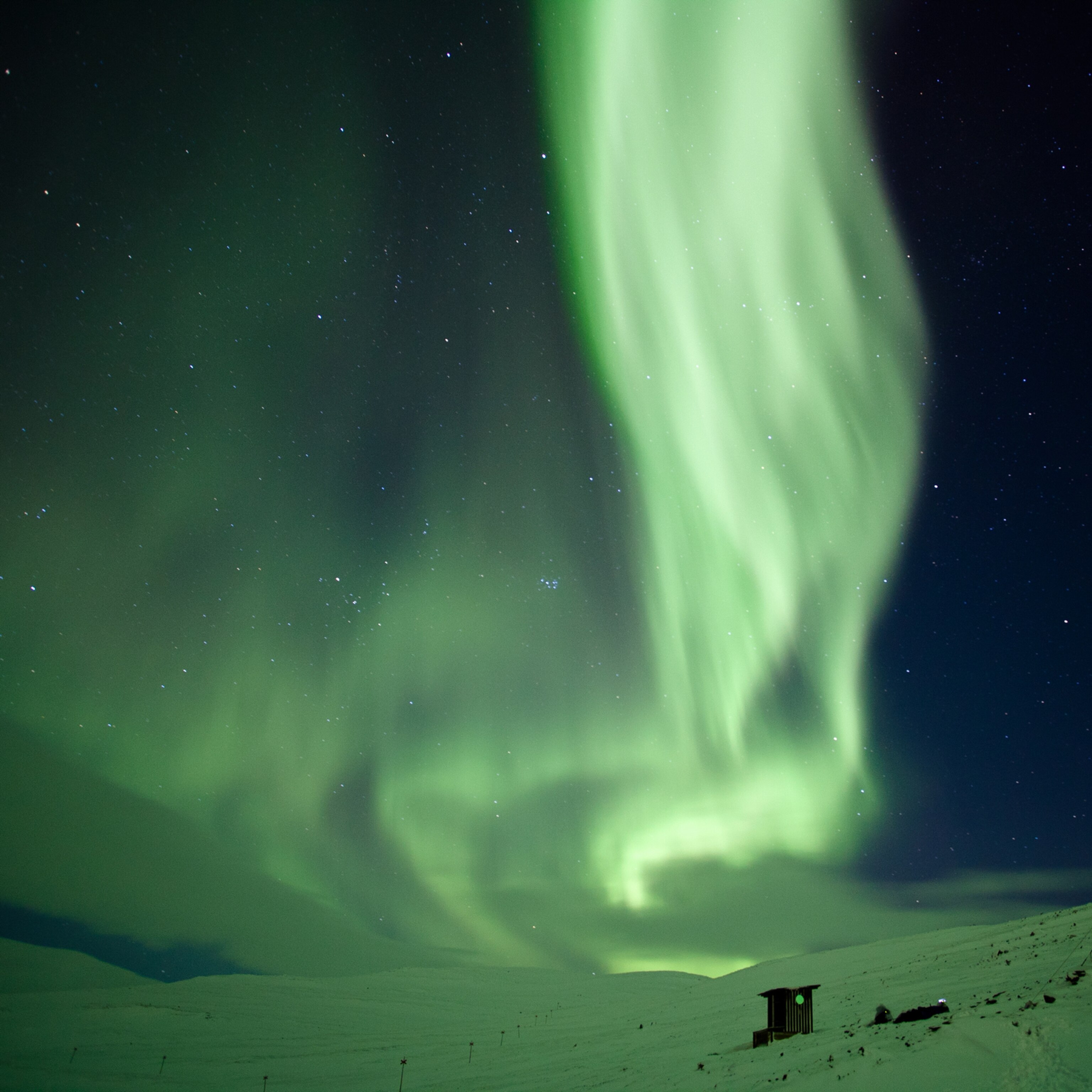 Aurora picture: northern lights in Sweden