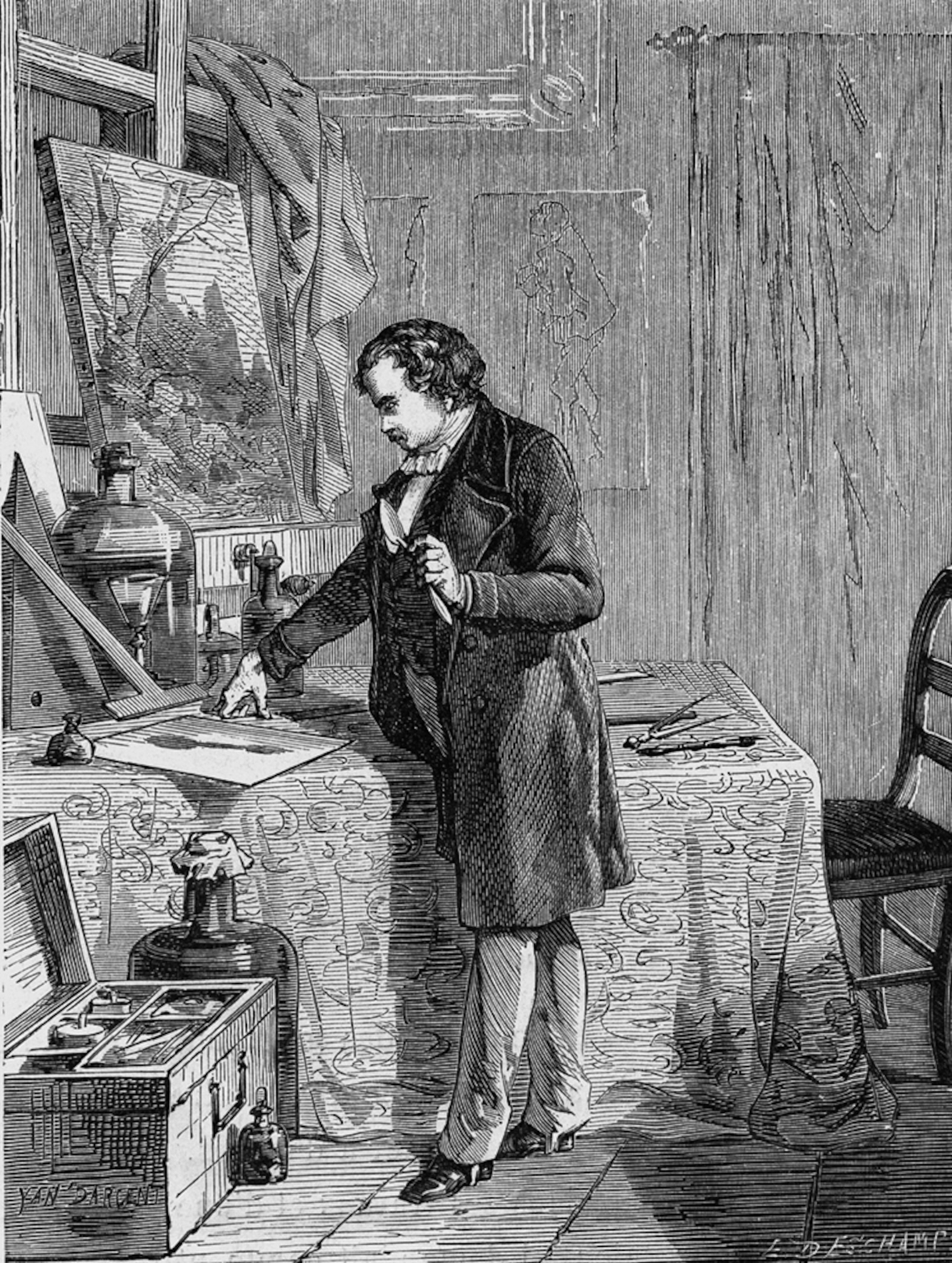 Louis Daguerre picture: picture of photography pioneer, celebrated today with a Google doodle