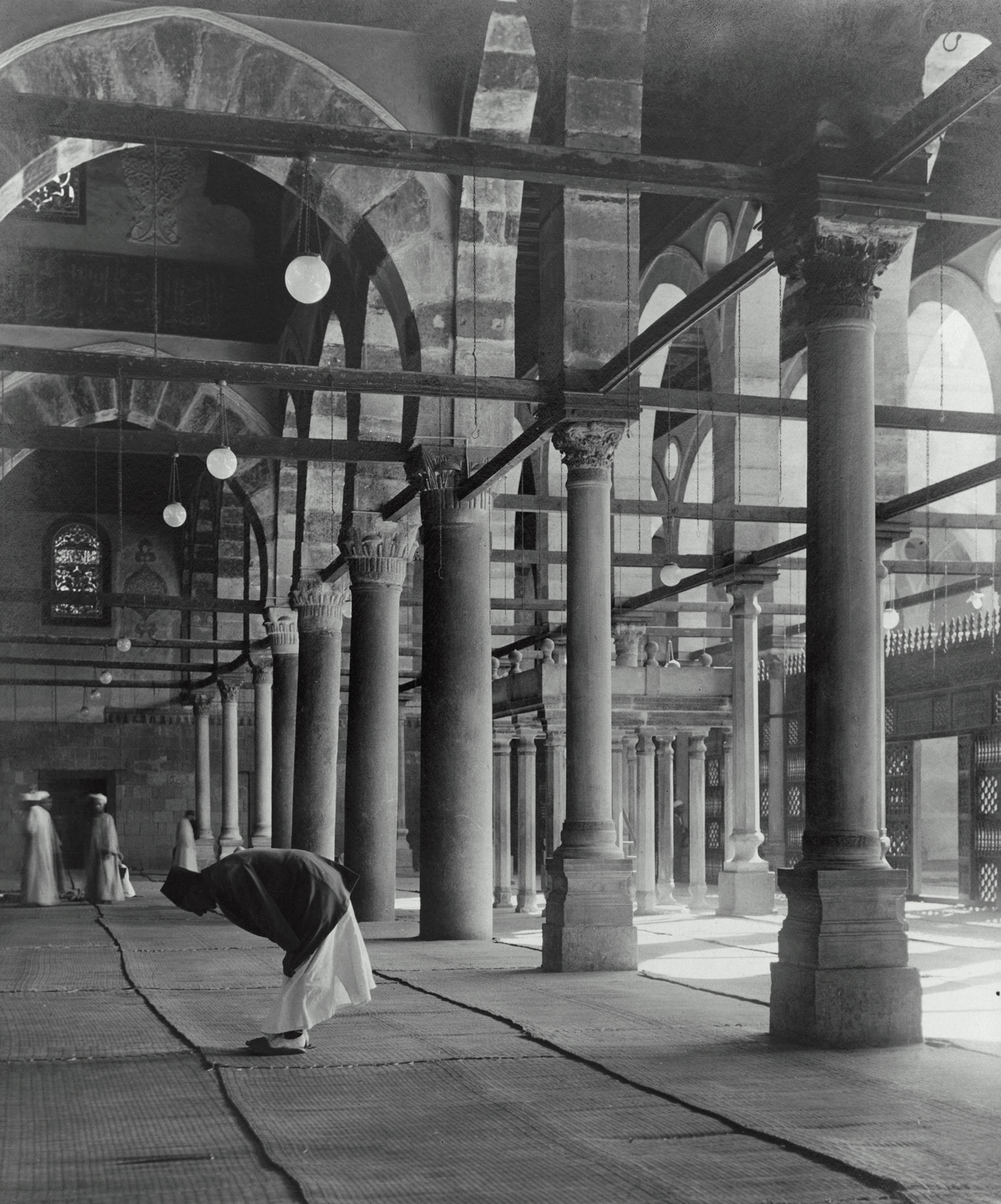 A worshipper at the Mardani Mosque.