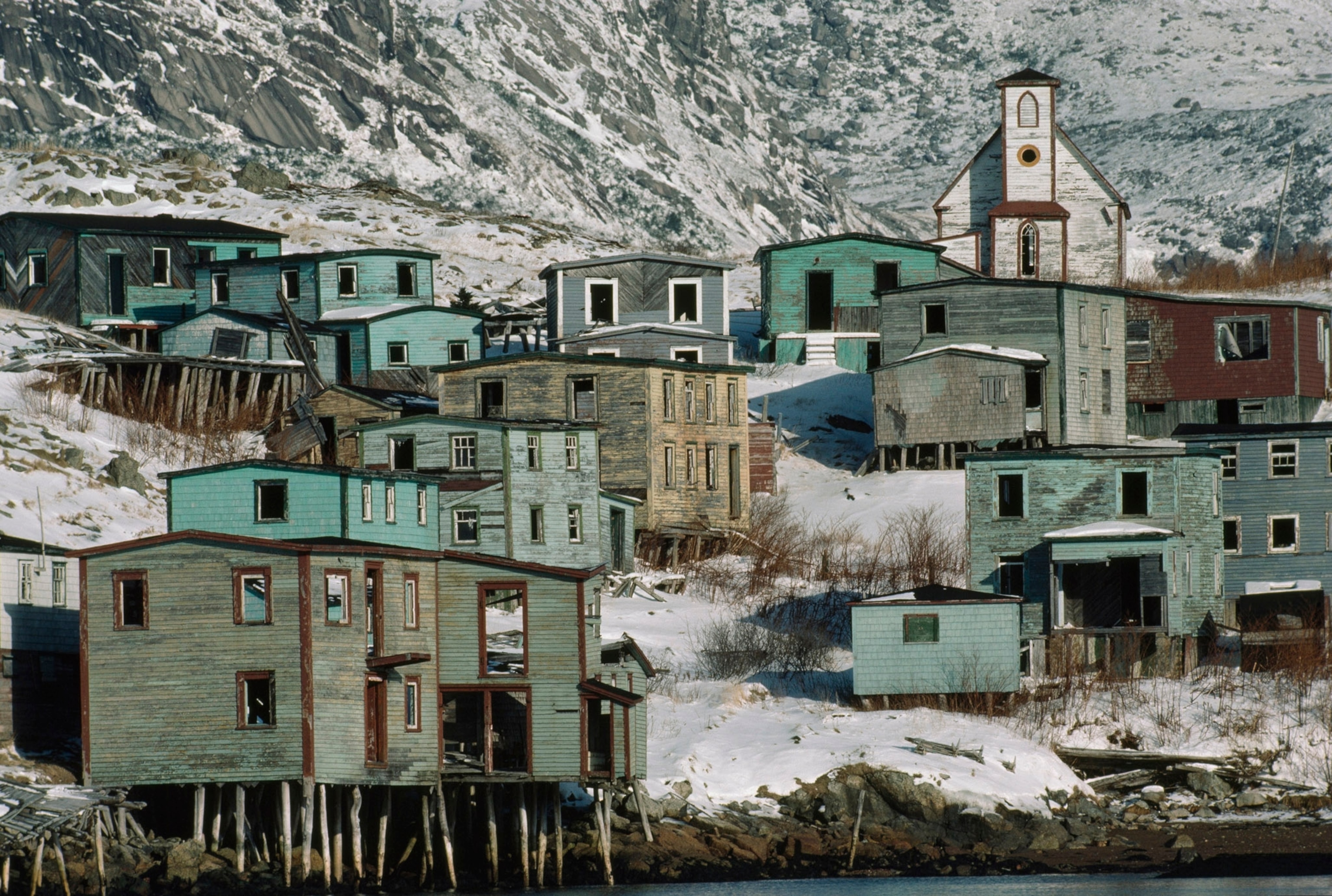 a vacant town in Newfoundland