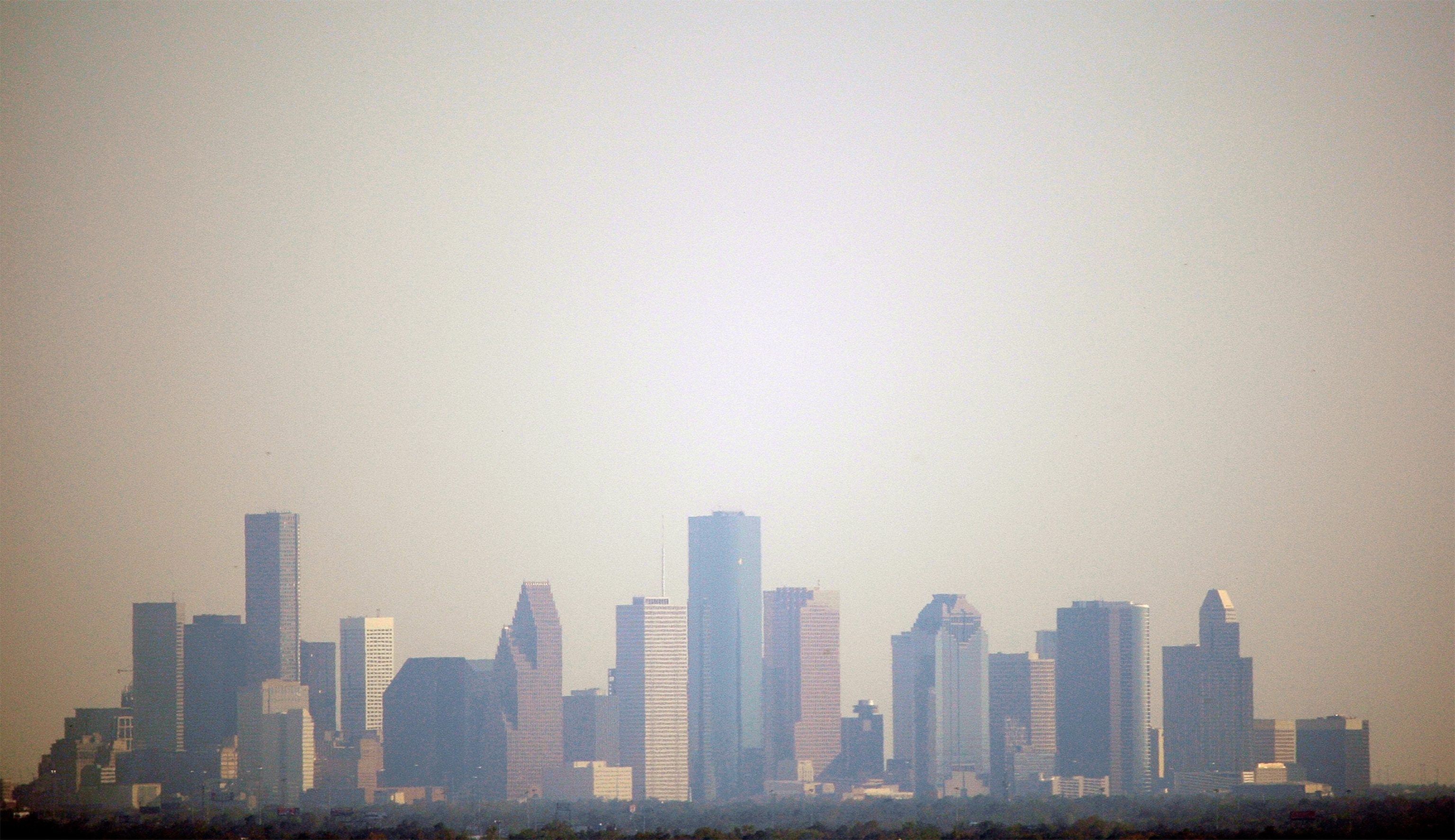 the Houston skyline