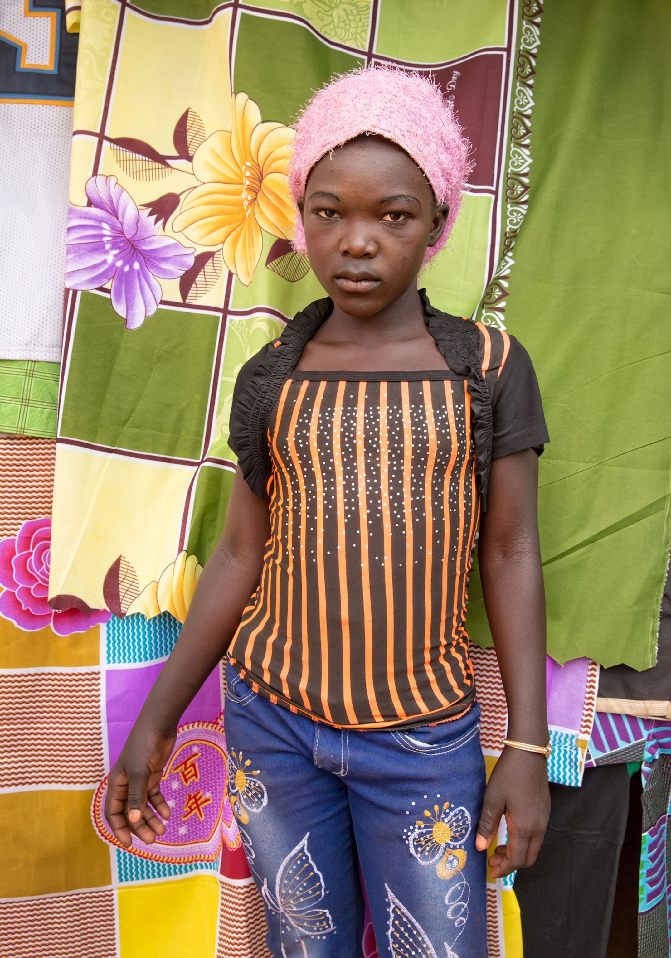 a woman at the market in Bereba, Burkina Faso