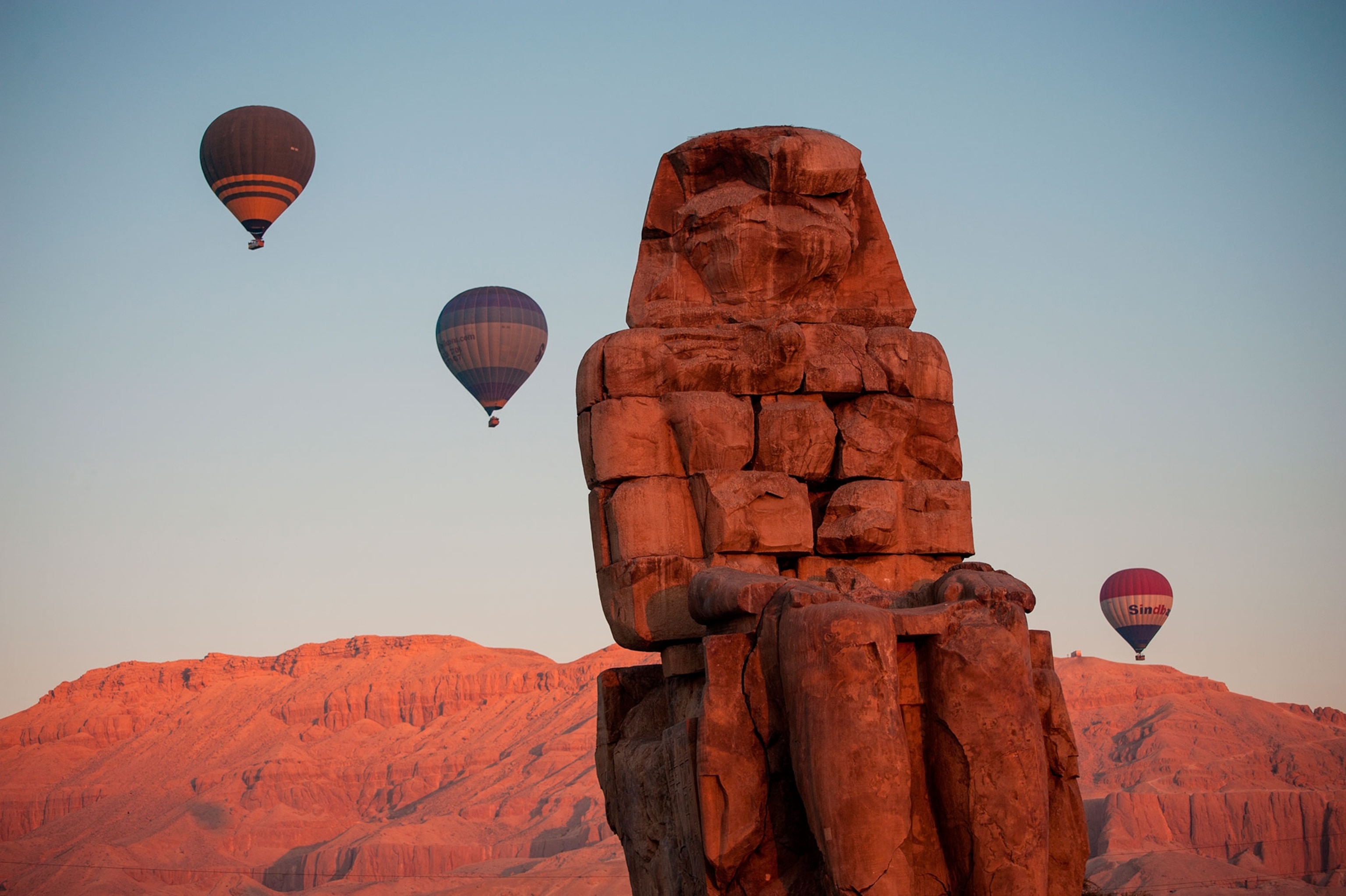 ballooning near Luxor, Egypt