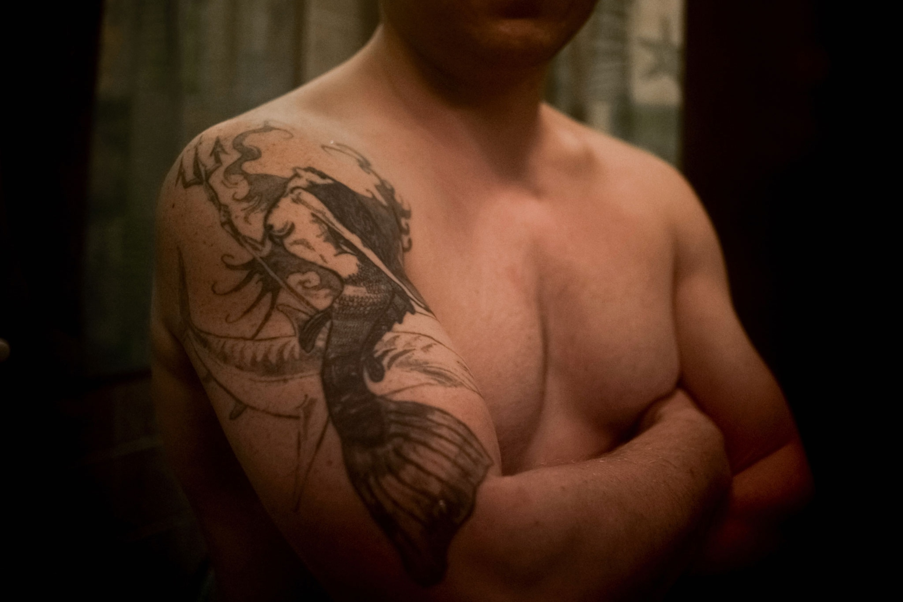 A Polish naval ship during war exercises.