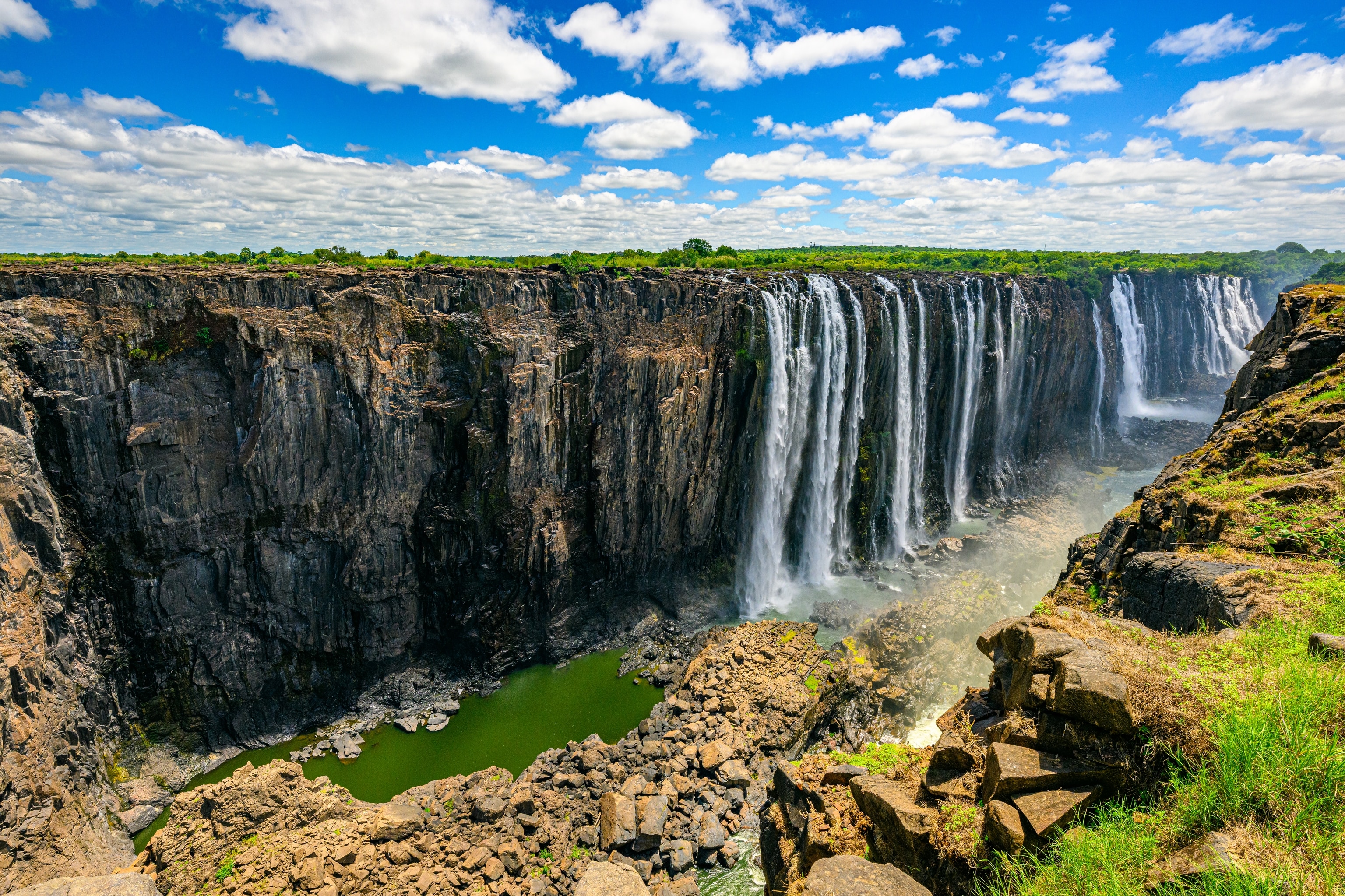 Large waterfalls