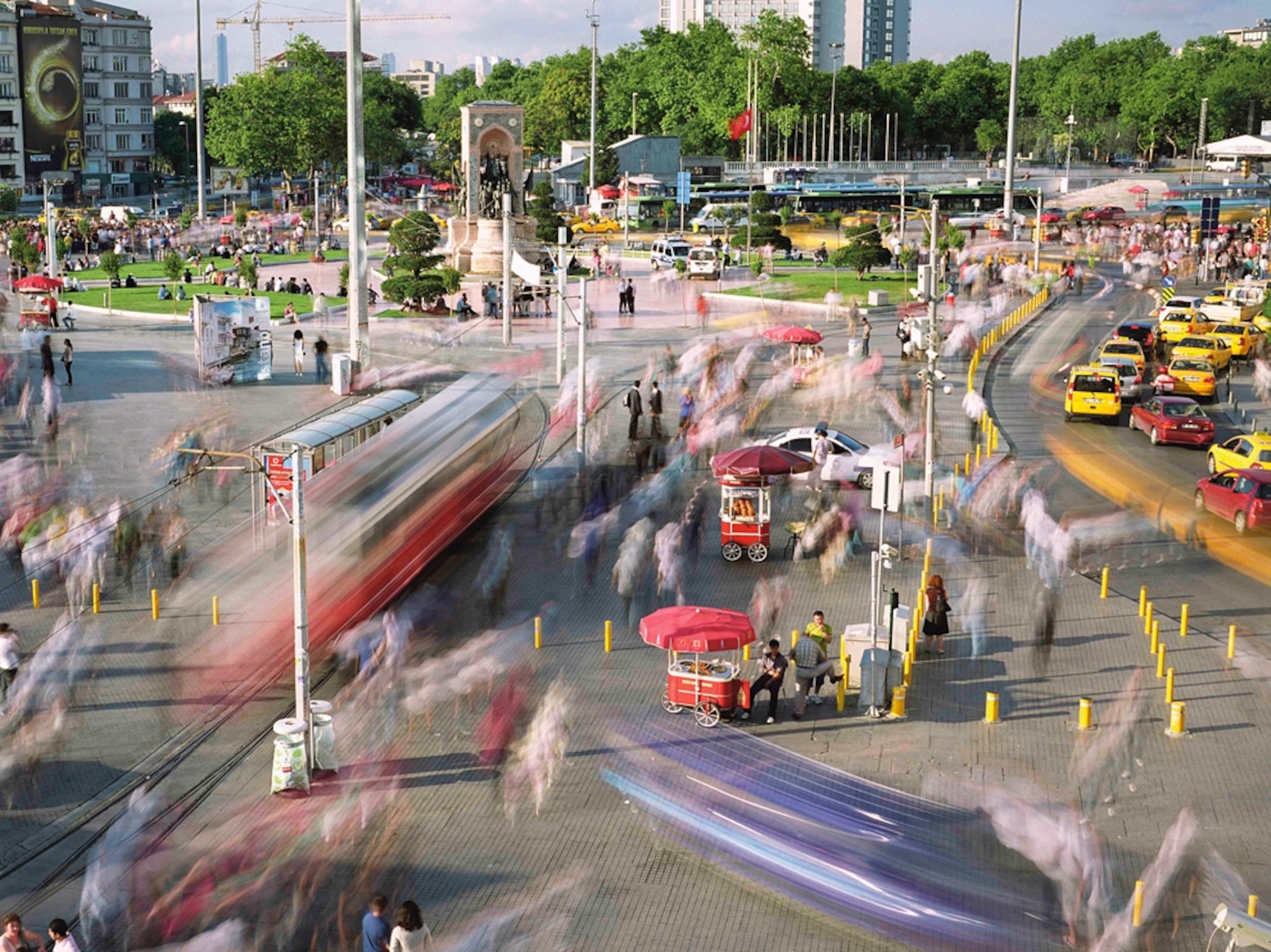 A street scene in Istanbul
