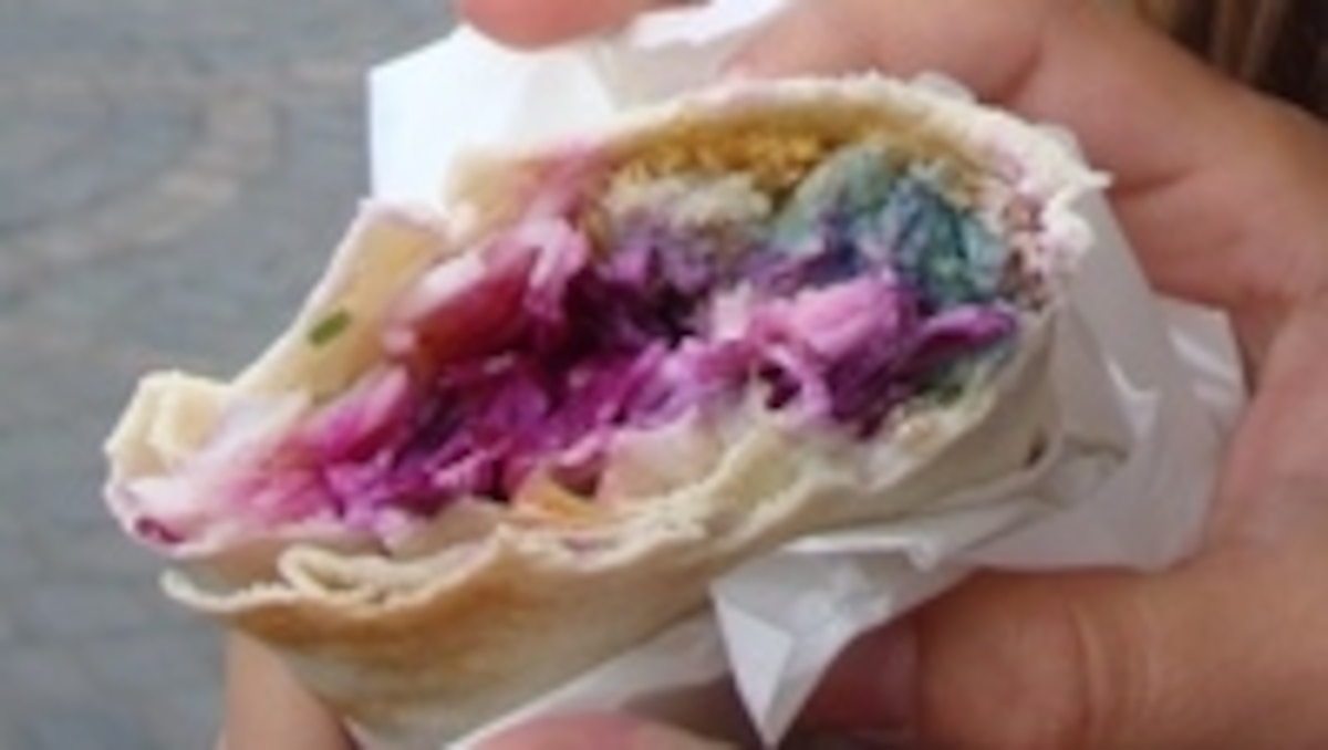 Bonn s Uni Grill Where Blue Falafel Rules