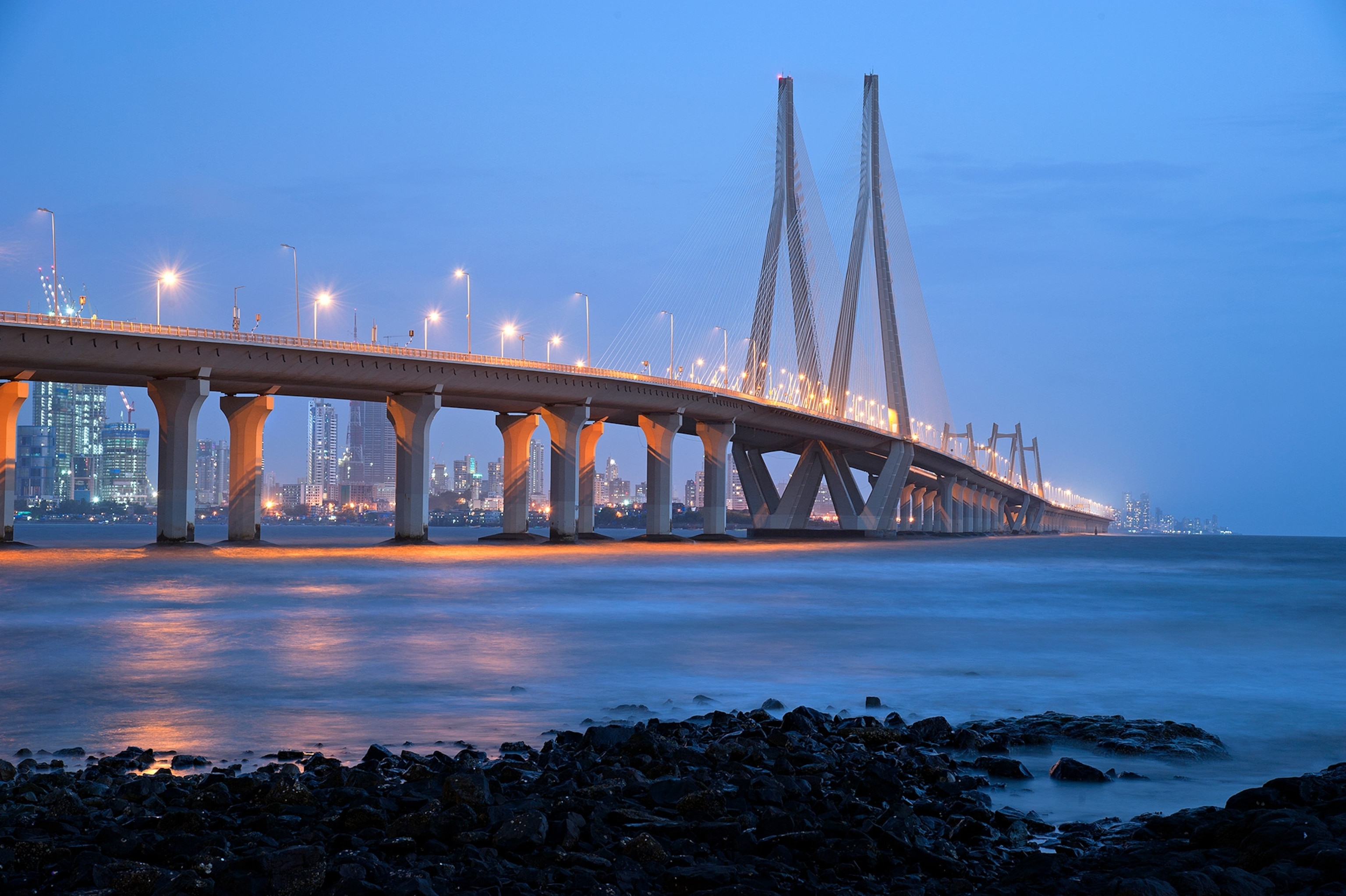 the Bandra Worli Sea Link in Mumbai