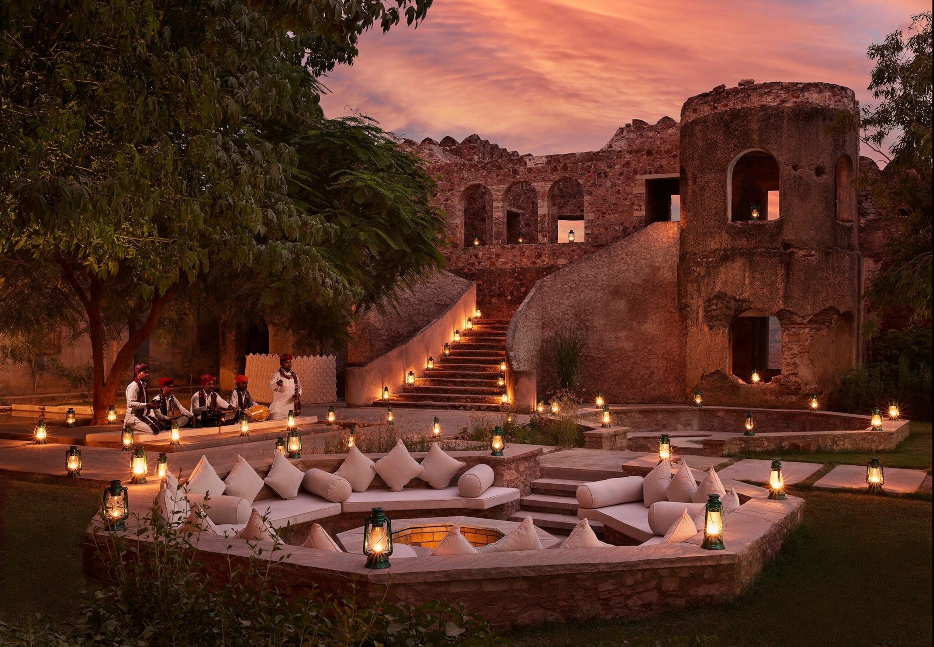 Six Senses Fort Barwara is a 700-year-old former royal fort.