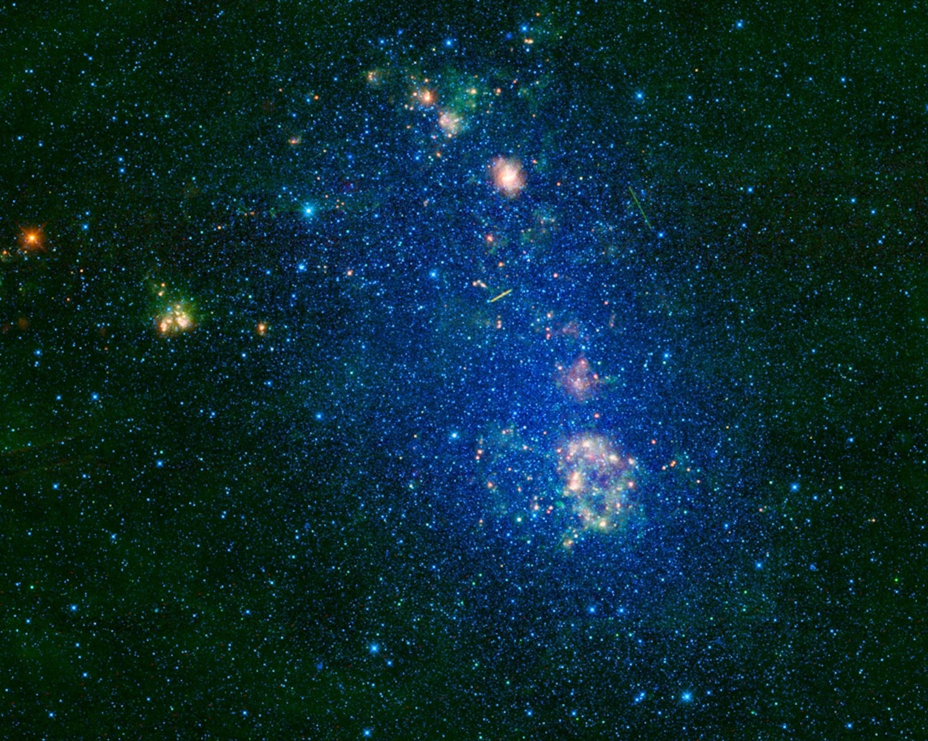 A picture of the Small Magellanic Cloud's unique shape
