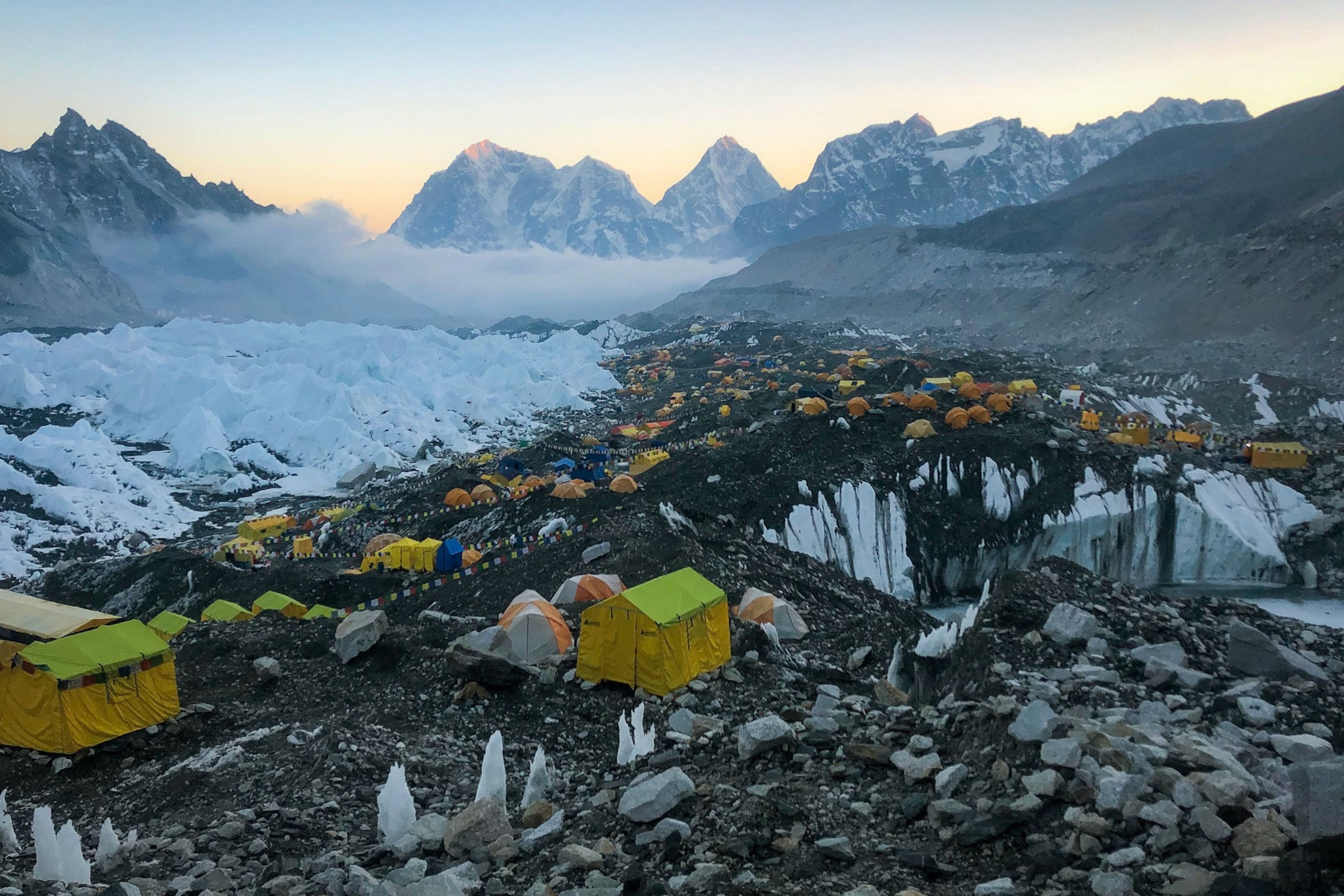 Take a tour of Everest Base Camp