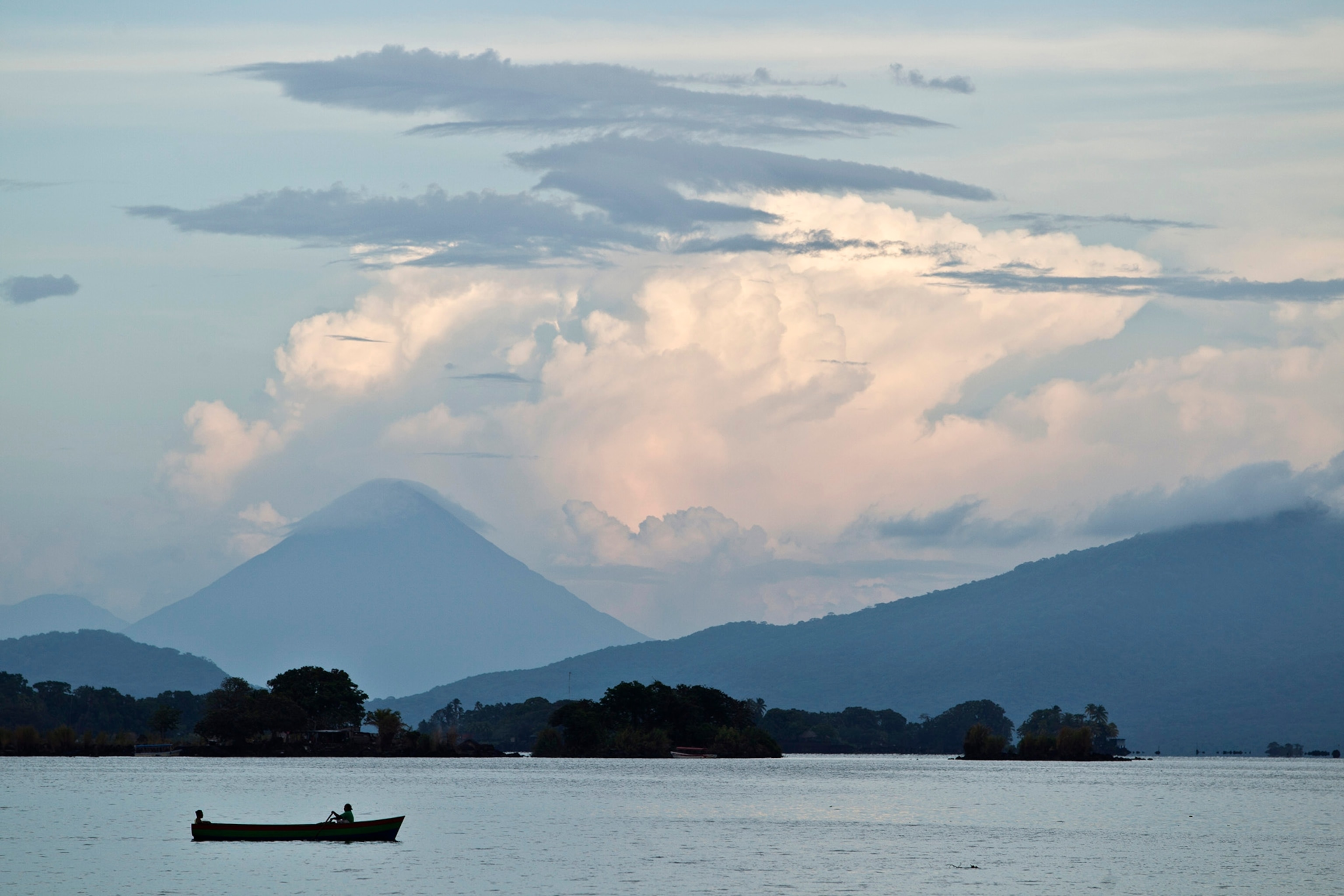 A late-afternoon sun illuminates part of the Brito Inlet, Dec. 26, 2013, which Nicaragua says is the likely Pacific Coast outlet of a planned interoceanic canal to rival that of Panama.