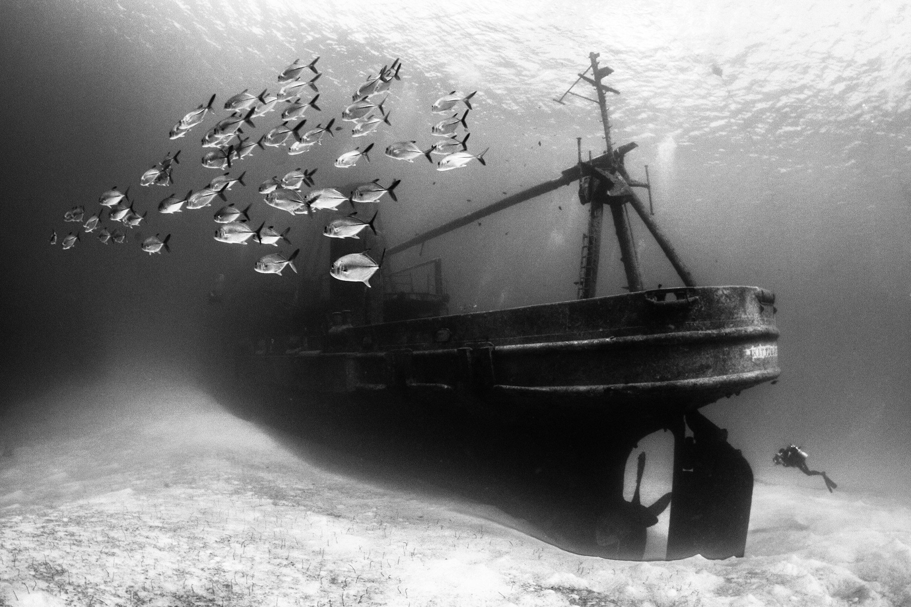 underwater shipwreck