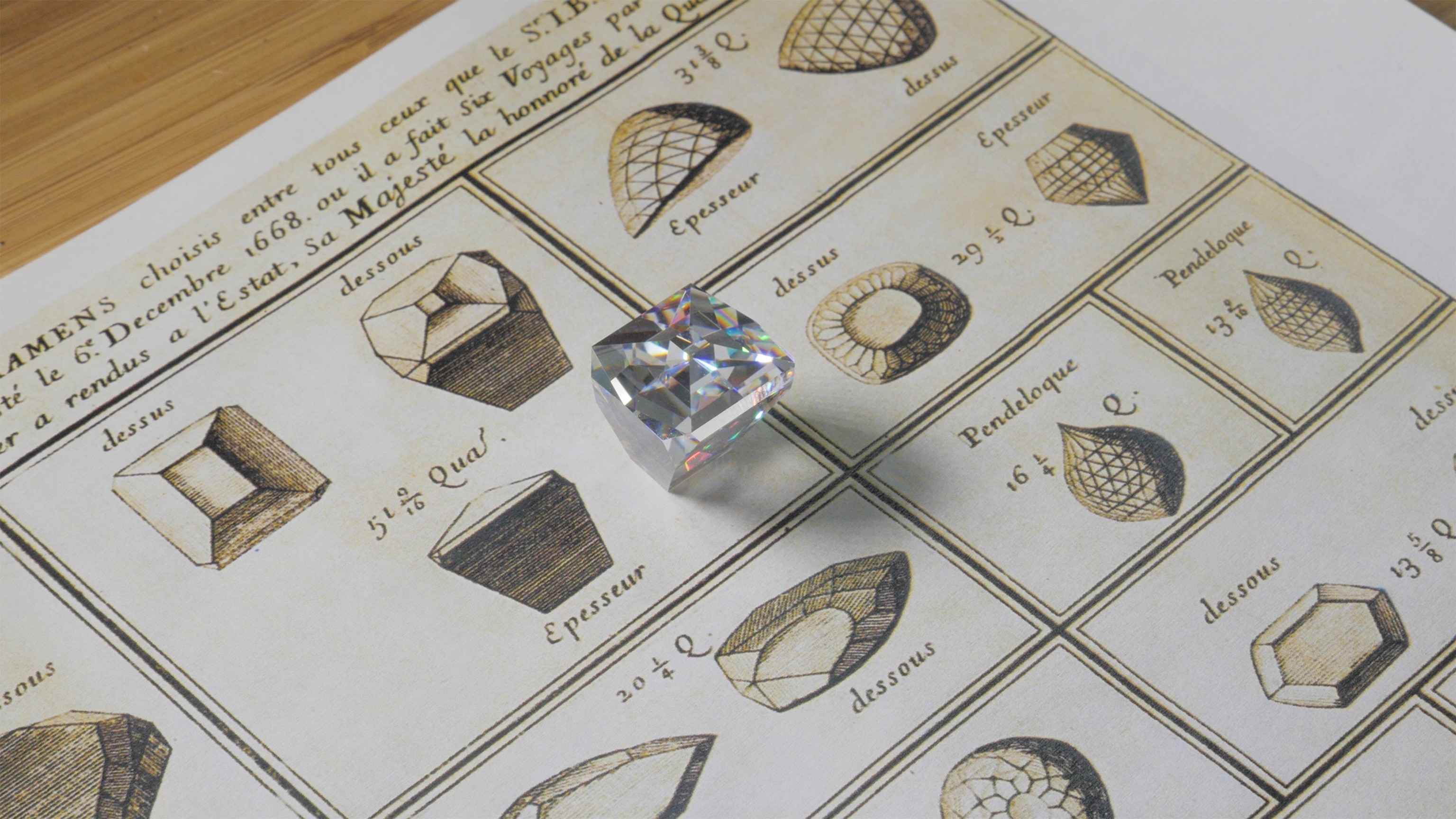 Replica of Tavernier's Diamond n°2.
