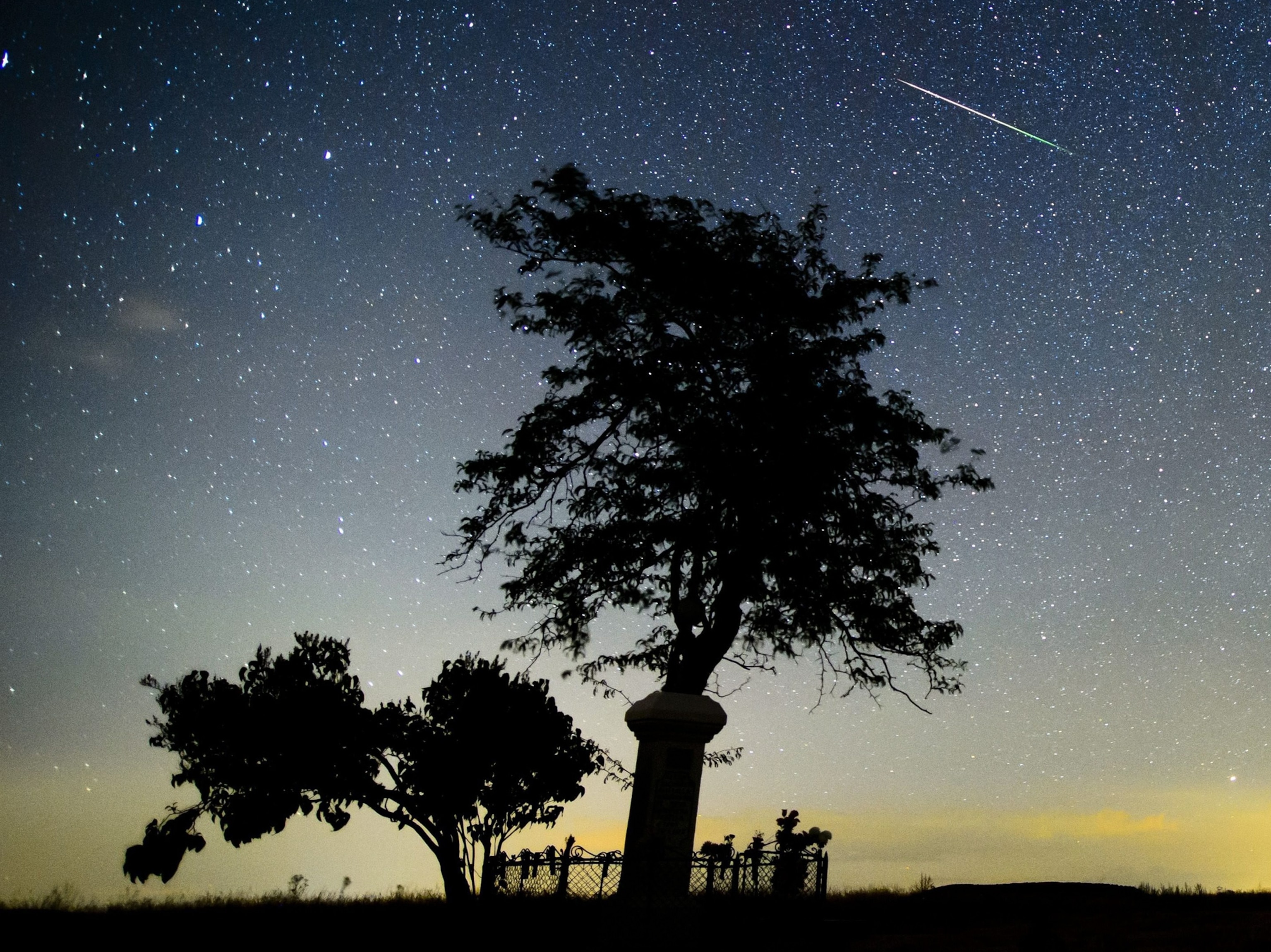 the Perseid meteor shower from Hungary