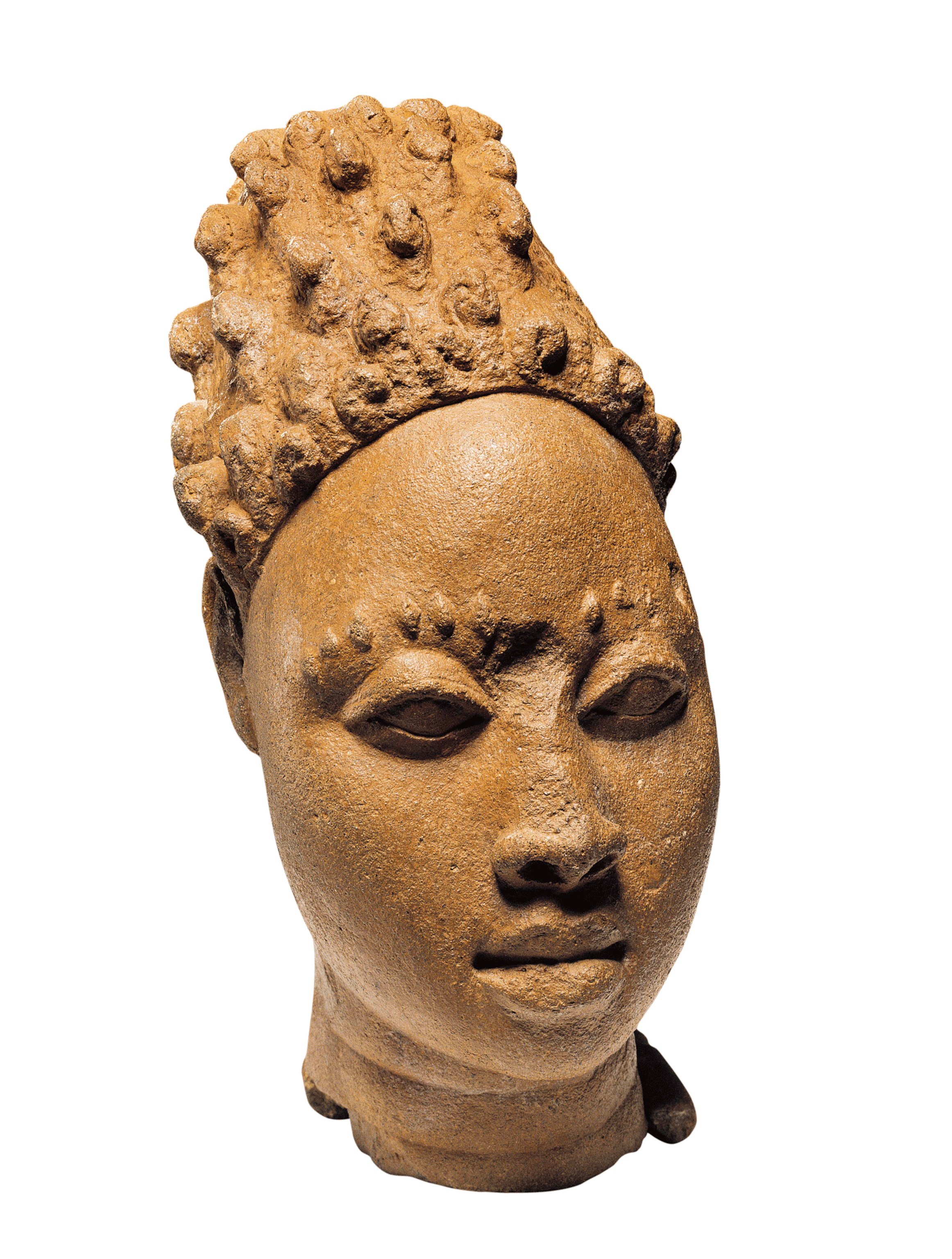 image of a terra-cotta male head