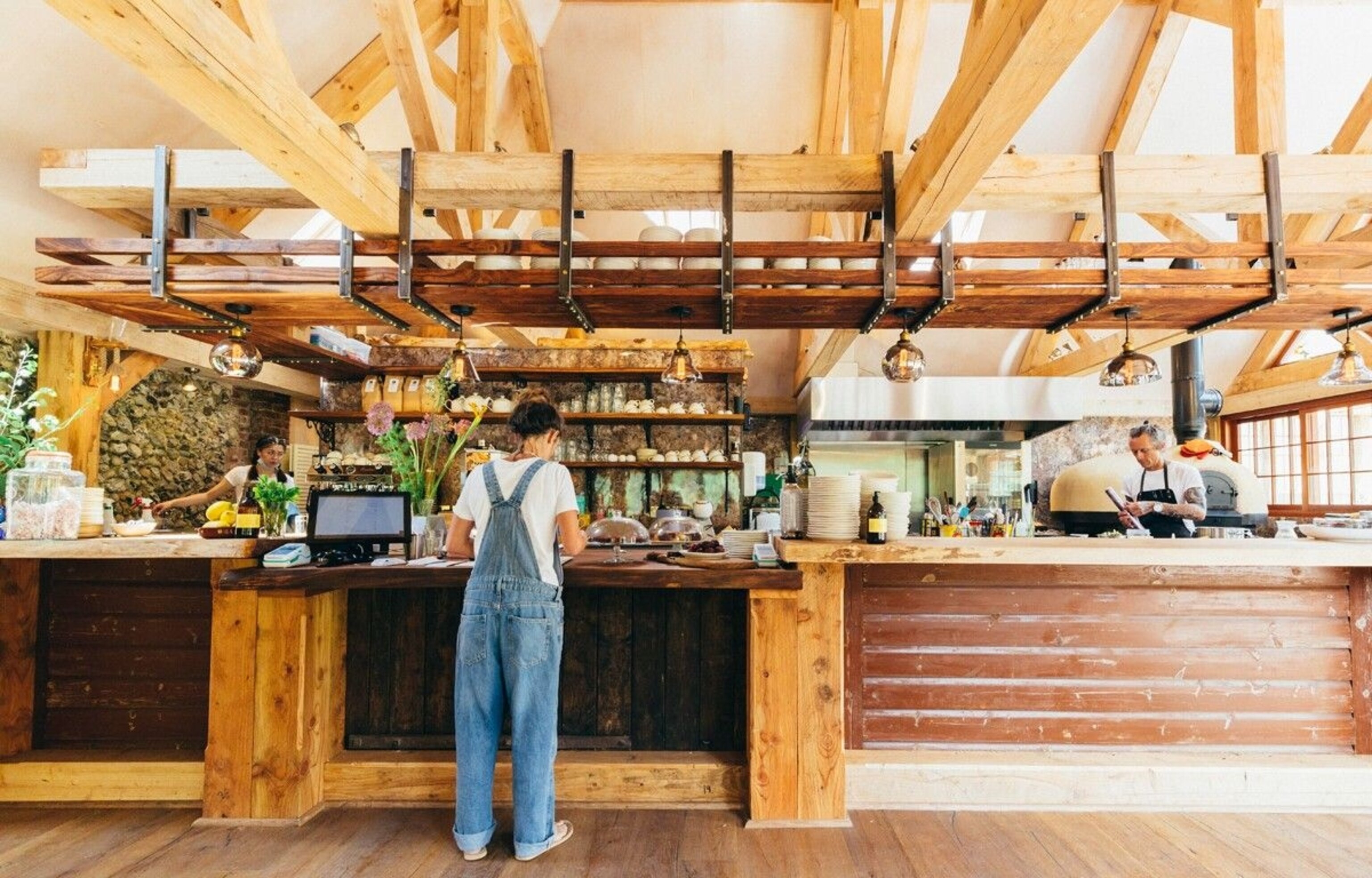 West Lexham is a fairytale-style woodland site of bell tents and treehouses that also claims to be a “fully catered biodynamic extravaganza”.