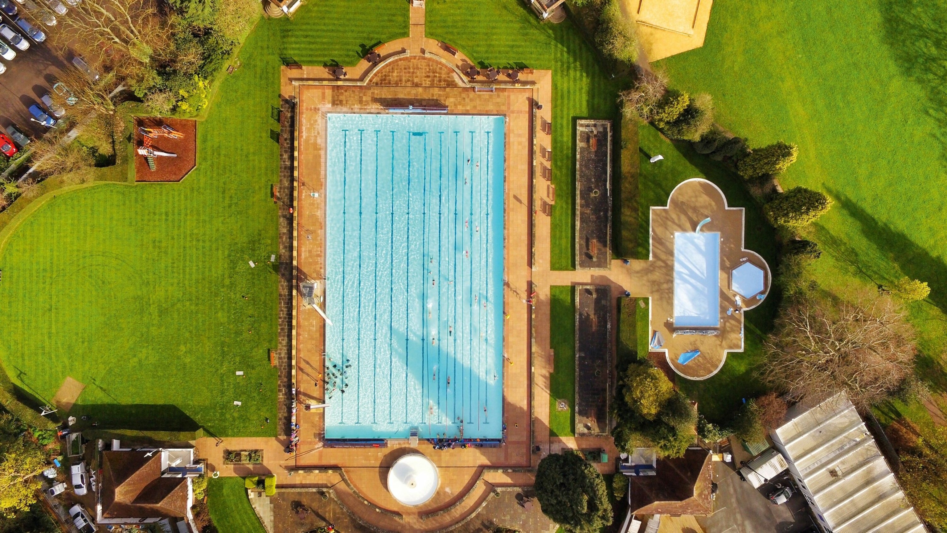 Sandford Parks Lido in Cheltenham, where people have been coming to take the waters for centuries.