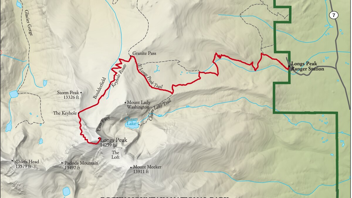 Best Rocky Mountain National Park Hike, Trail Map -- National Geographic