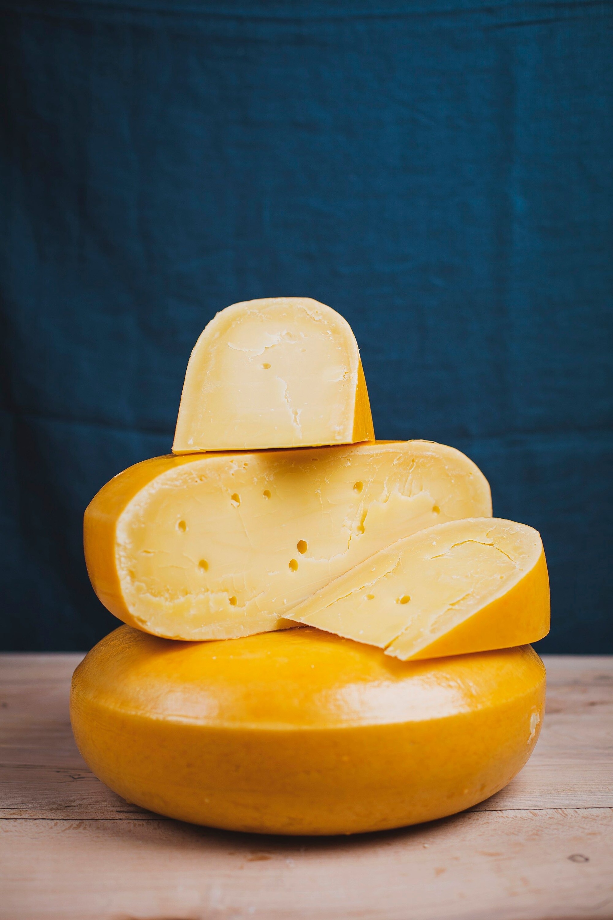 Pile of welsh cheese