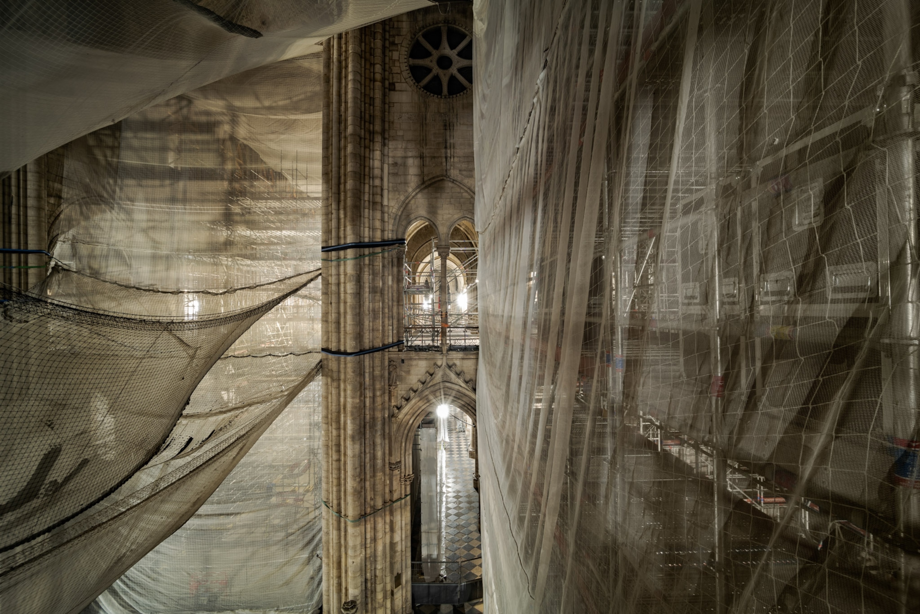 reconstruction of Notre Dame cathedral