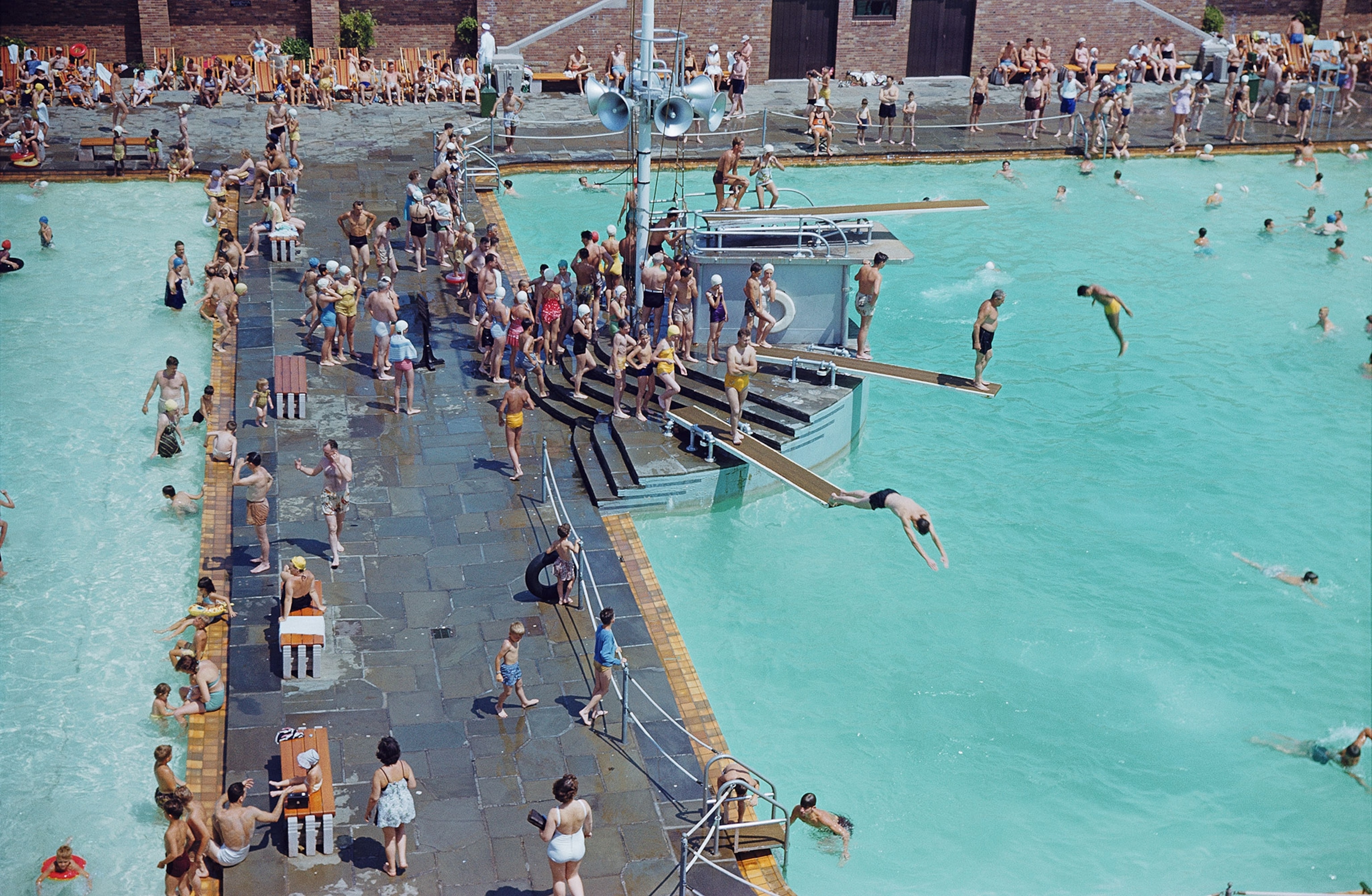 a swimming pool in Jones Beach State Park