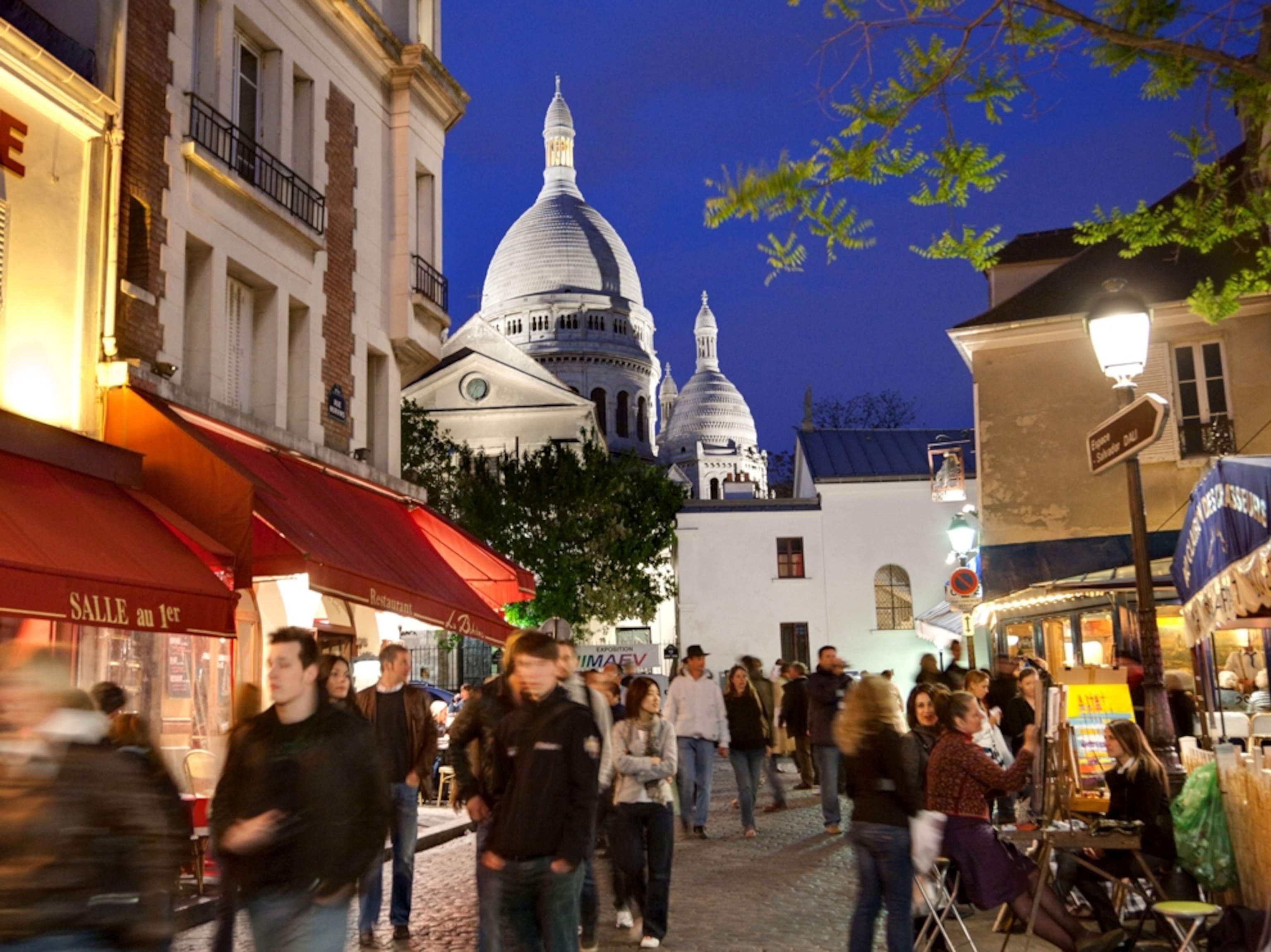Montmartre at dusk