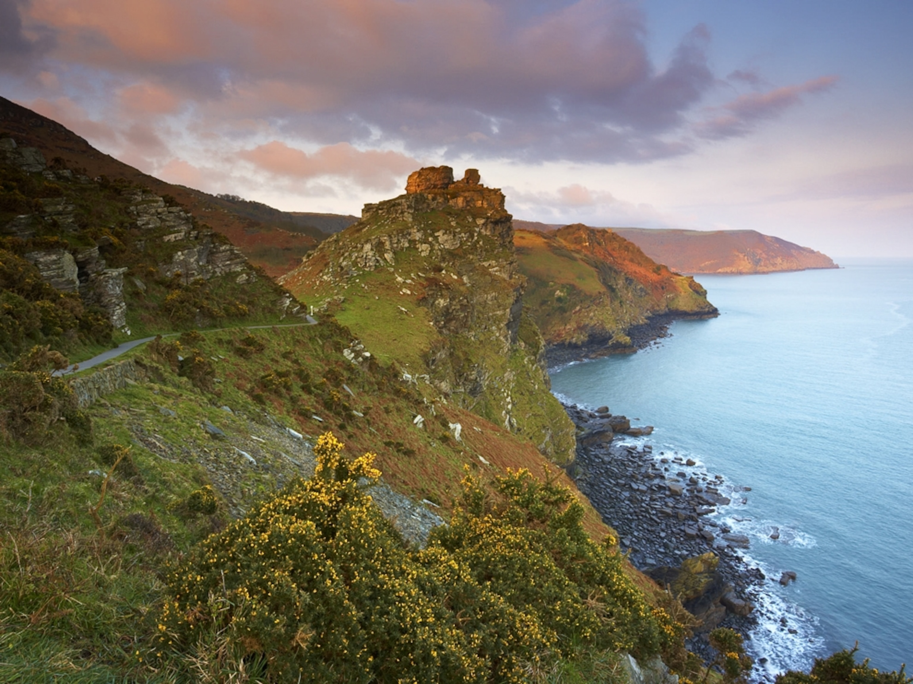 Valley of Rocks on the Exmoor Coast
