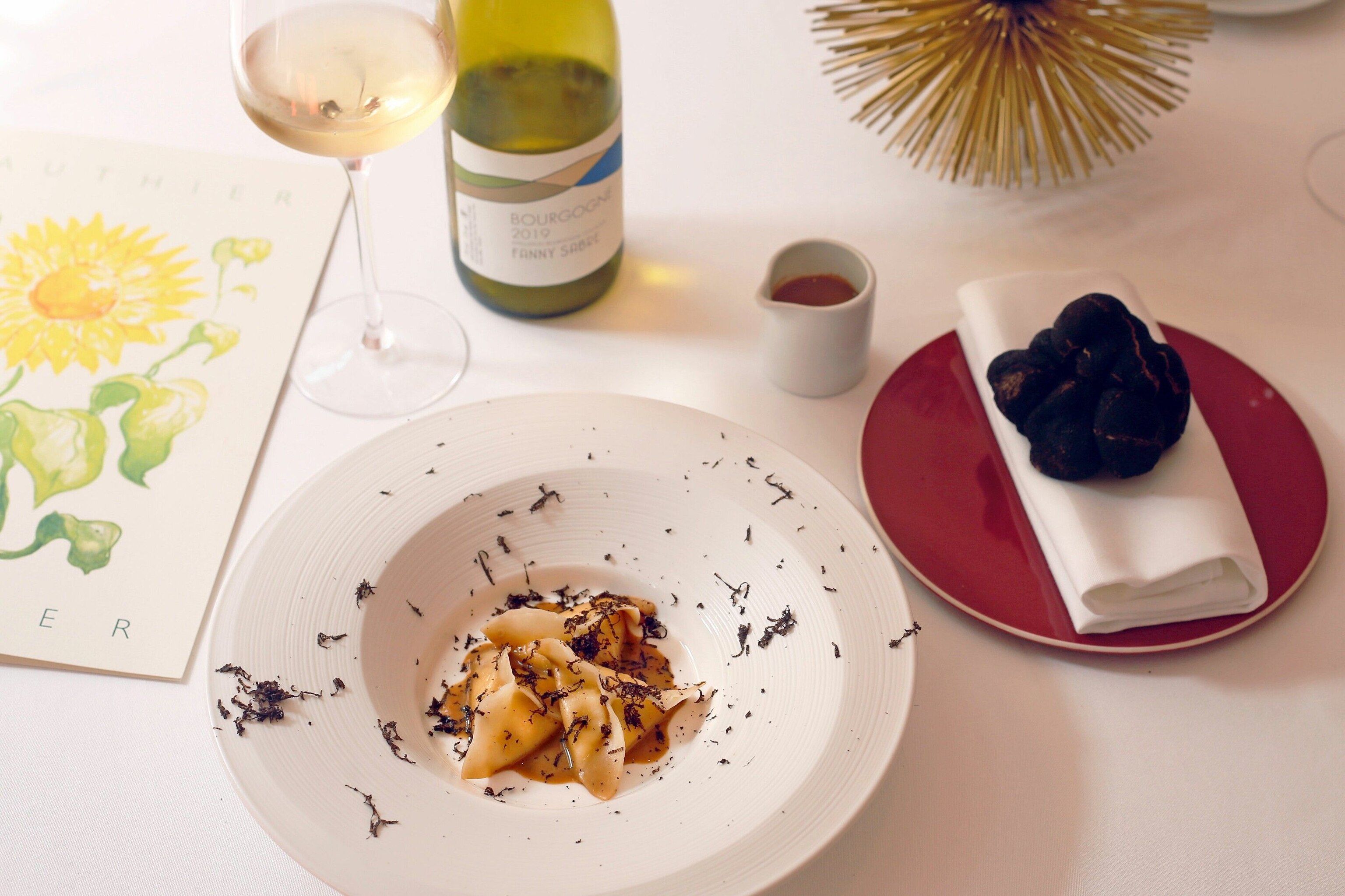 Delicious truffle bourgogne dish served at Gauthier Soho.